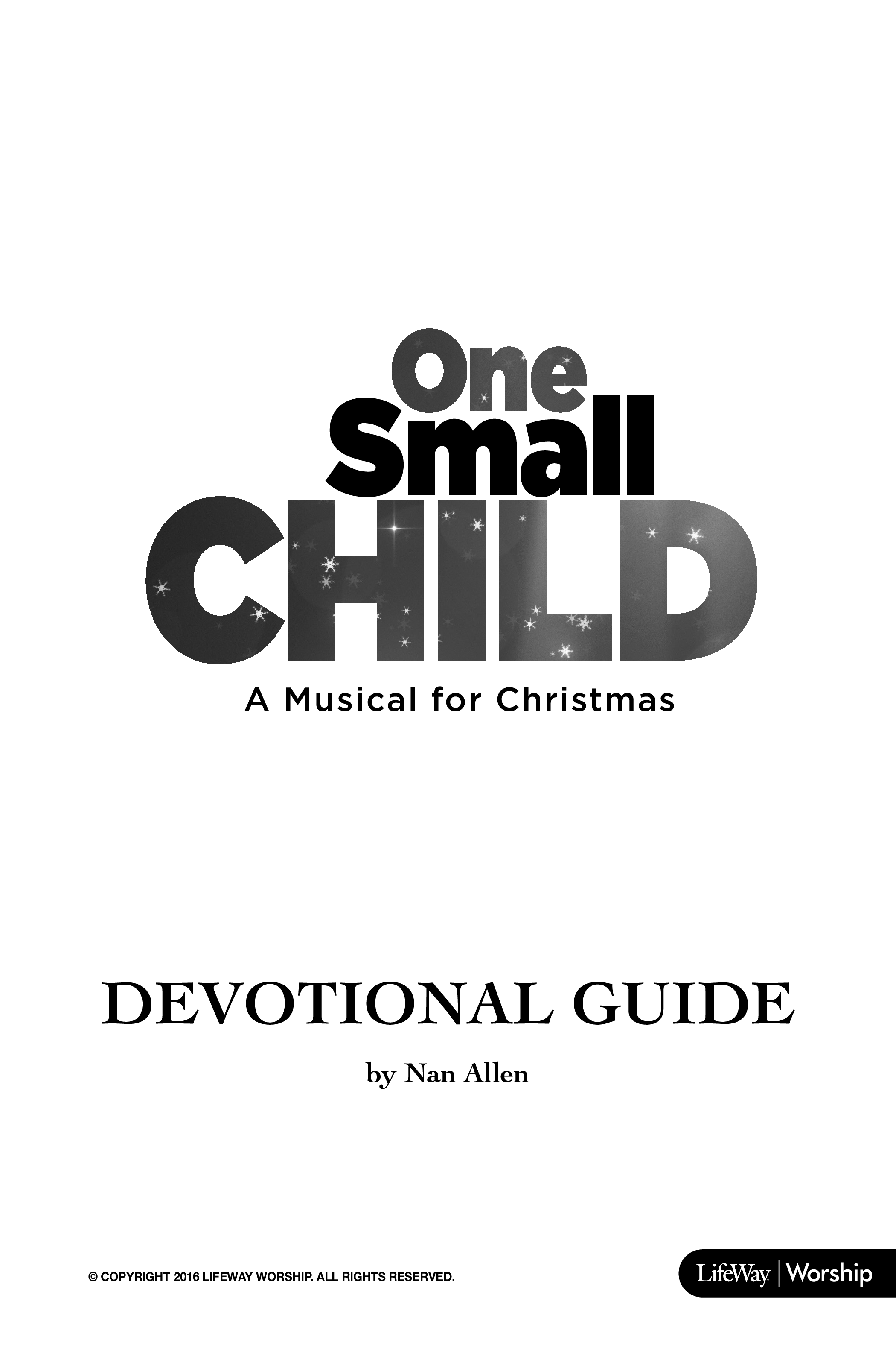 One Small Child (8 Song Choral Collection) Song 9 (Piano SATB) (Lifeway Choral / Arr. Dennis Allen)