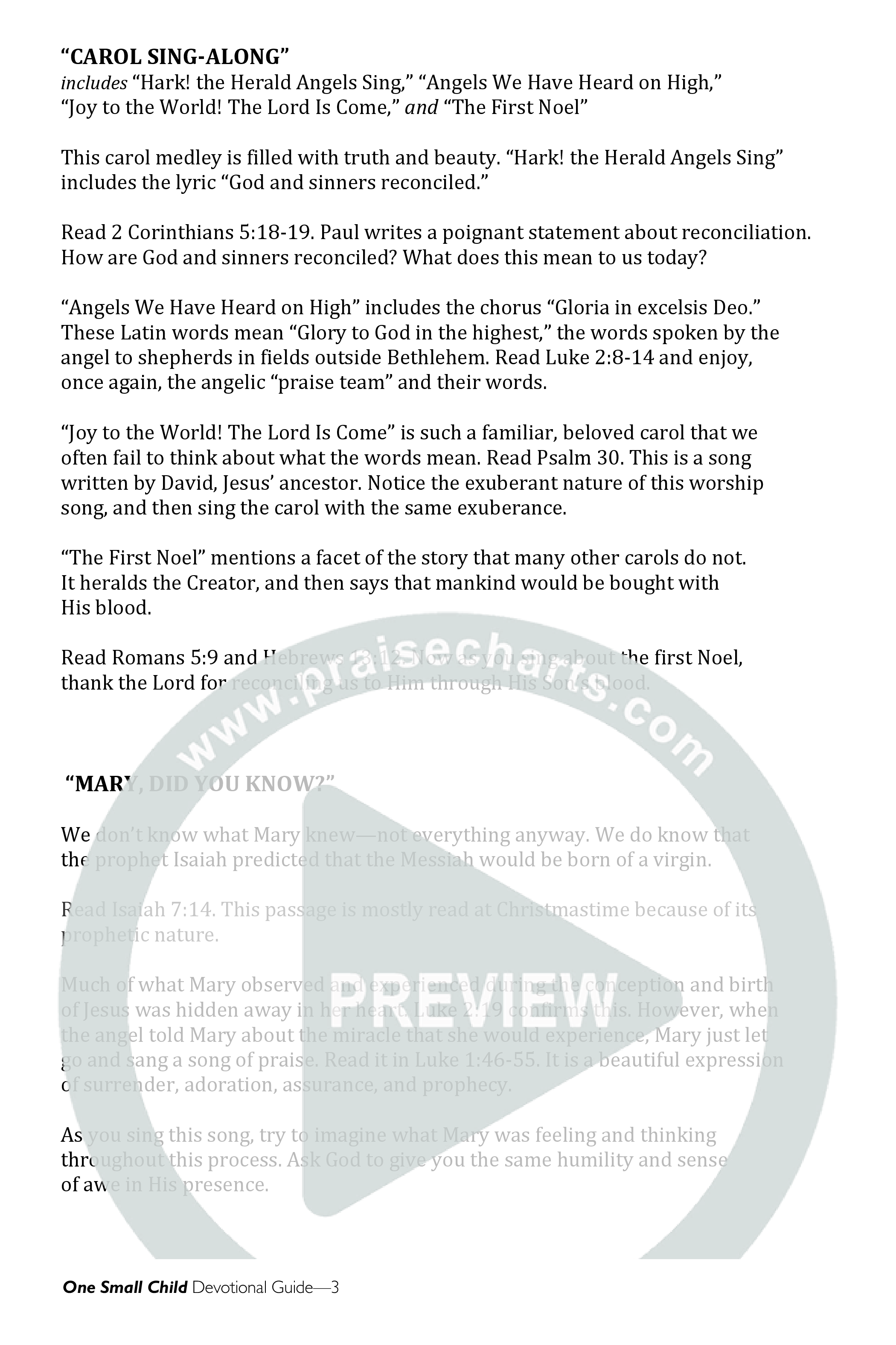 One Small Child (8 Song Choral Collection) Song 9 (Piano SATB) (Lifeway Choral / Arr. Dennis Allen)