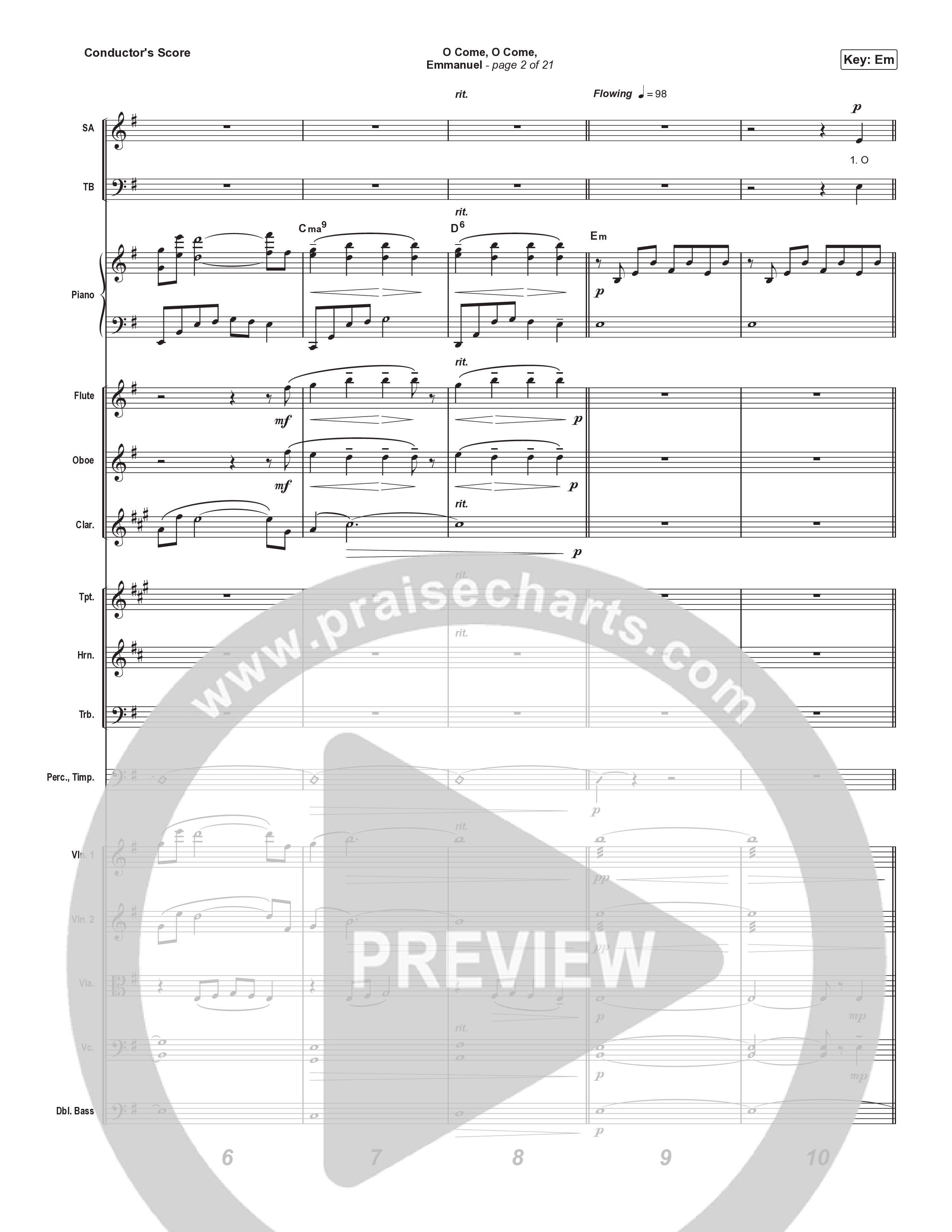 O Come O Come Emmanuel (Live) Orchestration (Museum Of The Bible / Indiana Wesleyan University Choir / Arr. Philip Keveren)