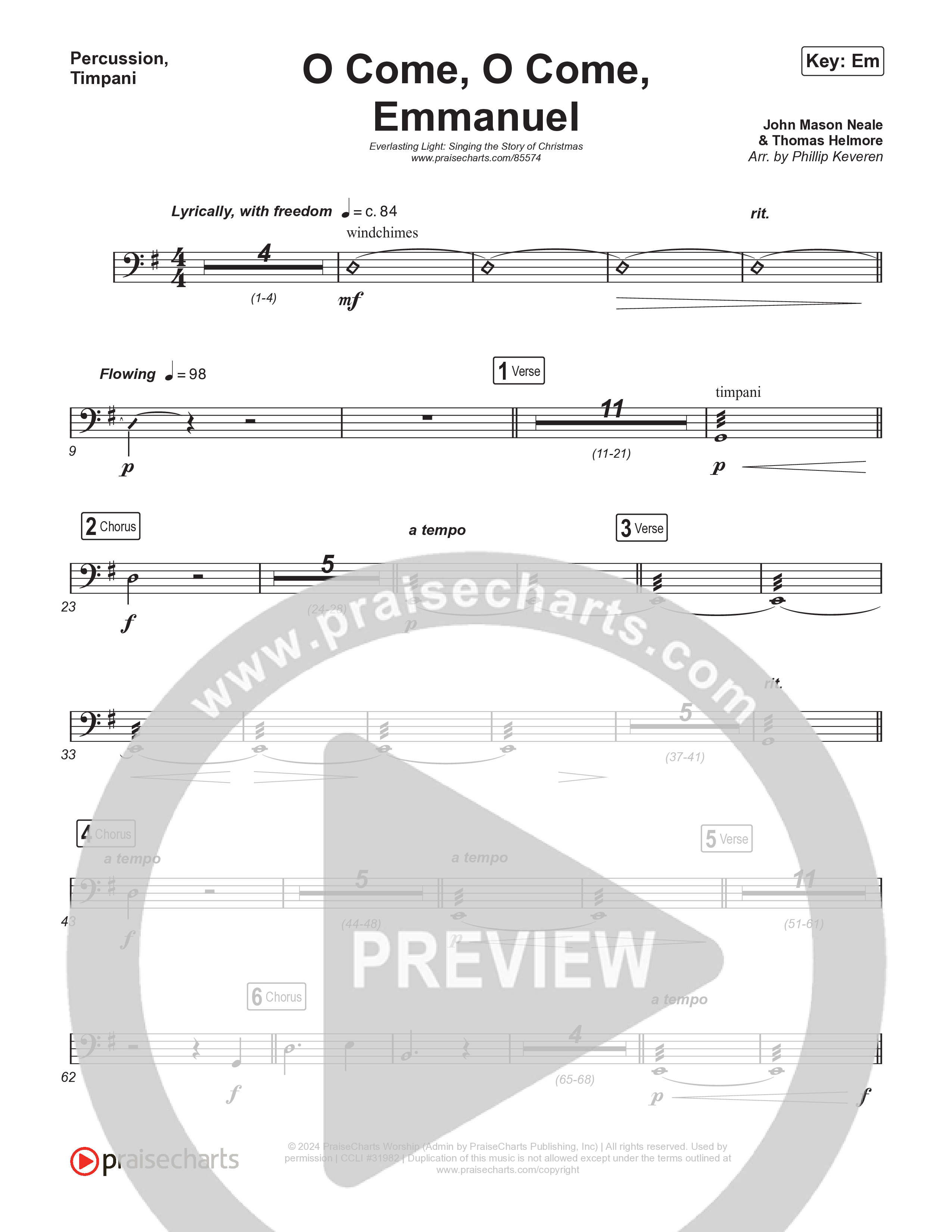 O Come O Come Emmanuel (Live) Percussion (Museum Of The Bible / Indiana Wesleyan University Choir / Arr. Philip Keveren)