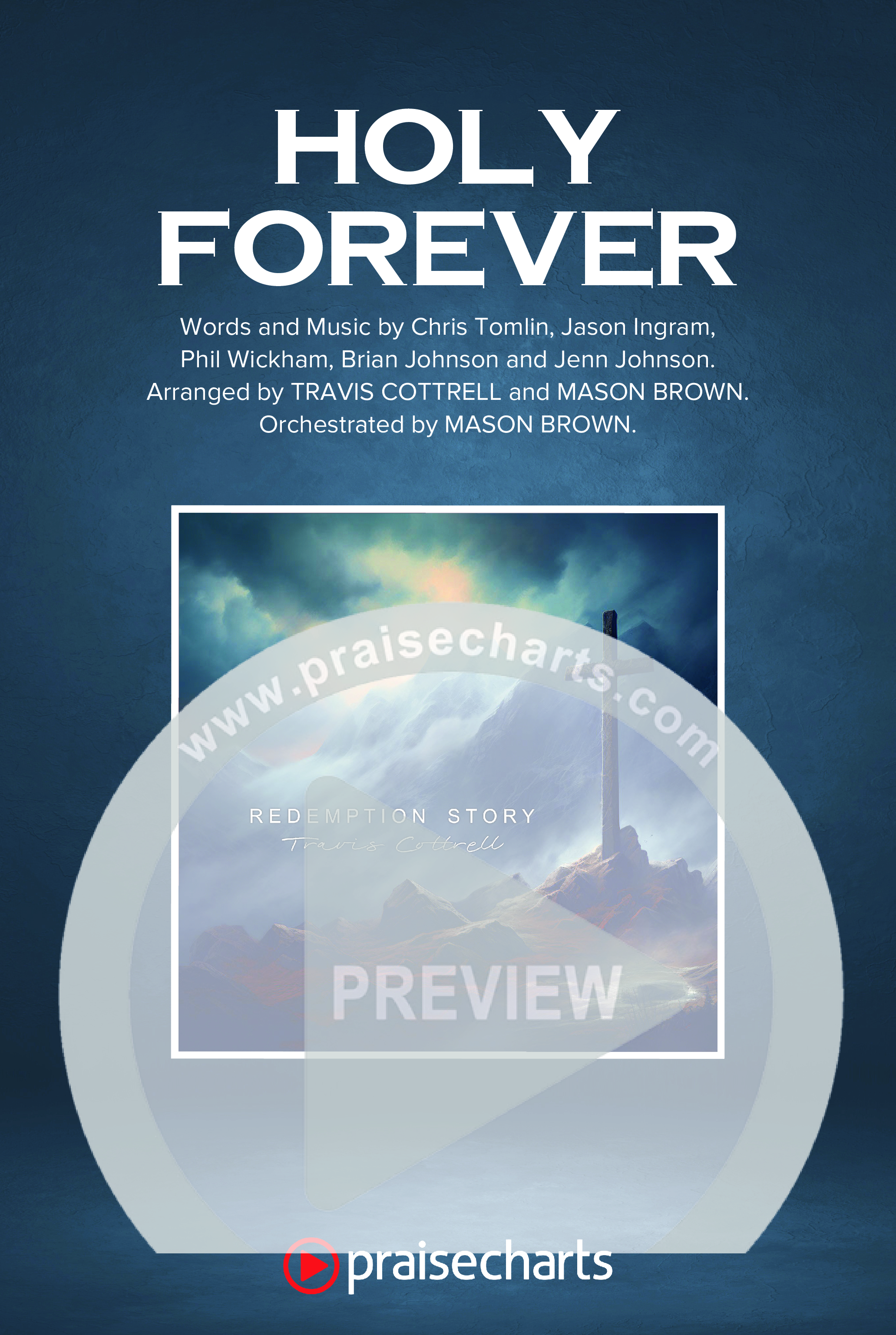 Holy Forever (Choral/SATB) Octavo Cover Sheet (Travis Cottrell / Arr. Mason Brown)