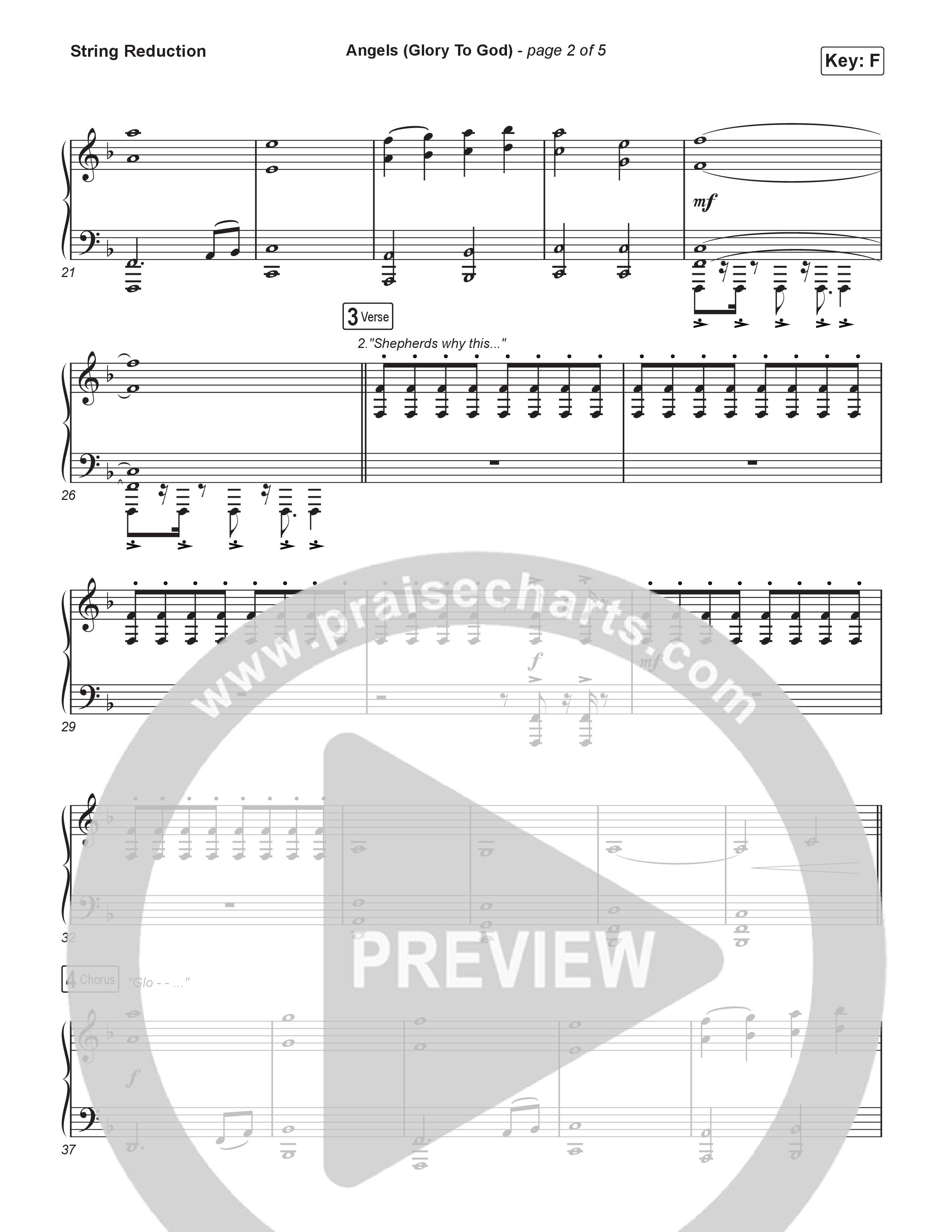 Angels (Glory To God) (Sing It Now) String Reduction (Phil Wickham / Arr. Luke Gambill)