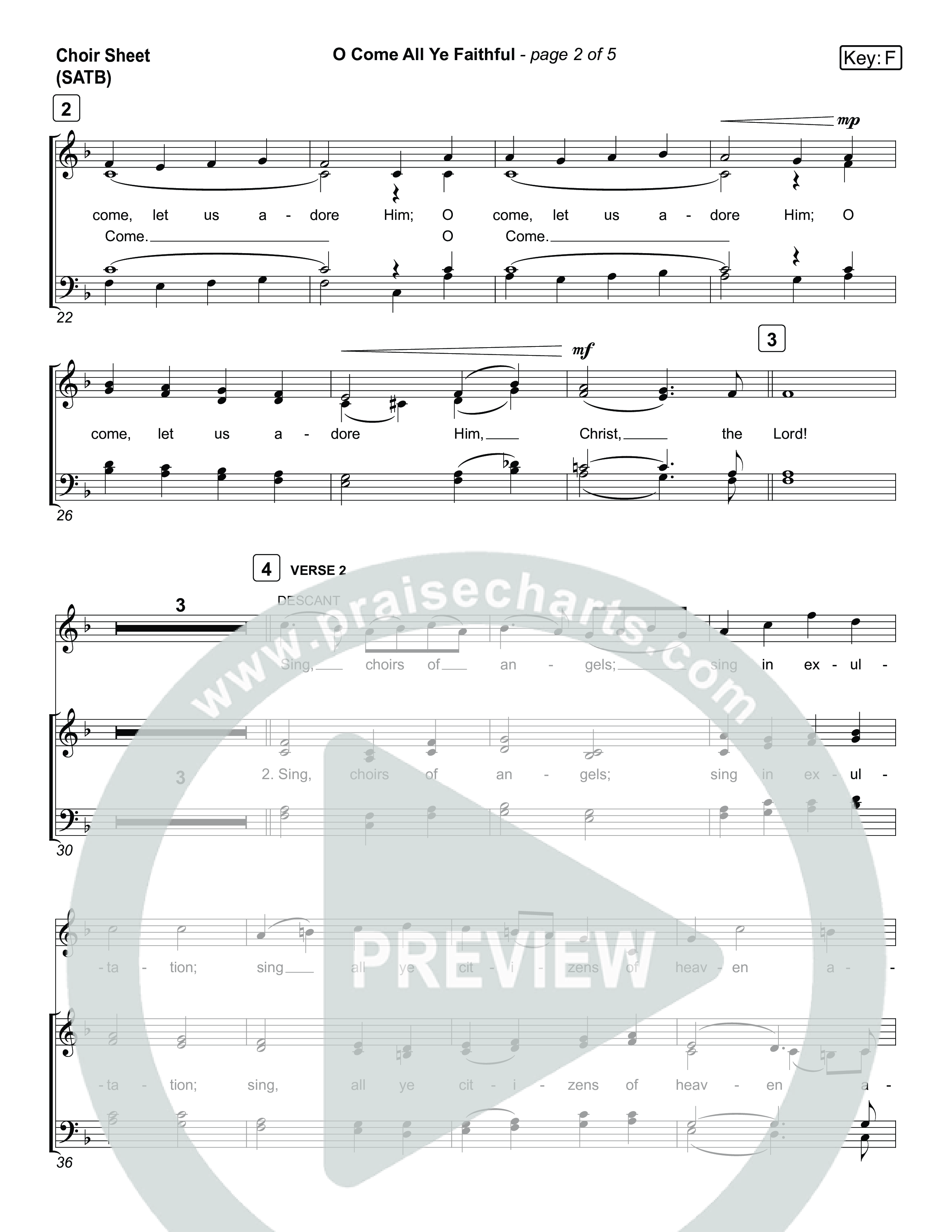 O Come All Ye Faithful (Live) Choir Sheet (SATB) (Museum Of The Bible / Arr. Jared Haschek / Tasha Layton / Anthony Evans / Indiana Wesleyan University Choir)