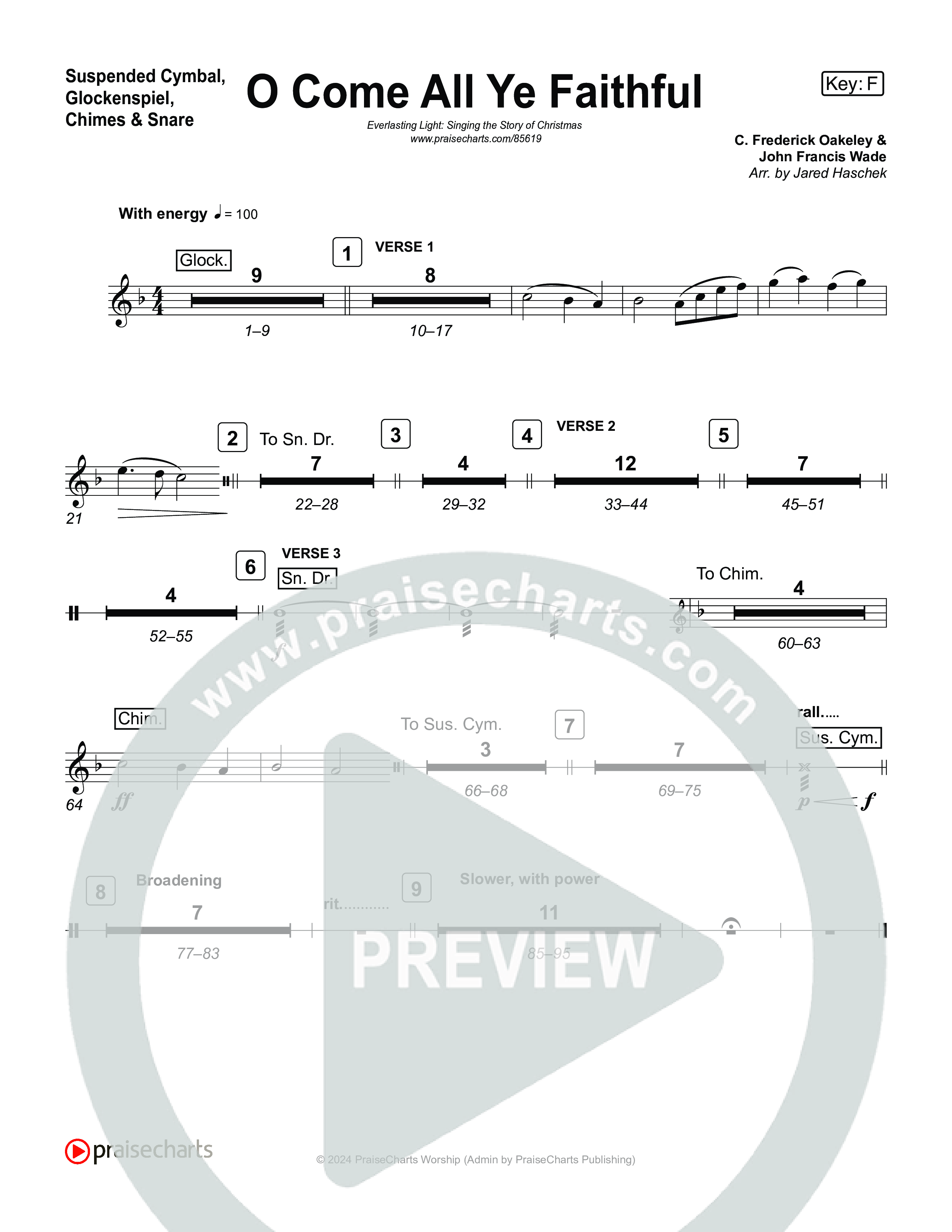 O Come All Ye Faithful (Live) Percussion (Museum Of The Bible / Arr. Jared Haschek / Tasha Layton / Anthony Evans / Indiana Wesleyan University Choir)