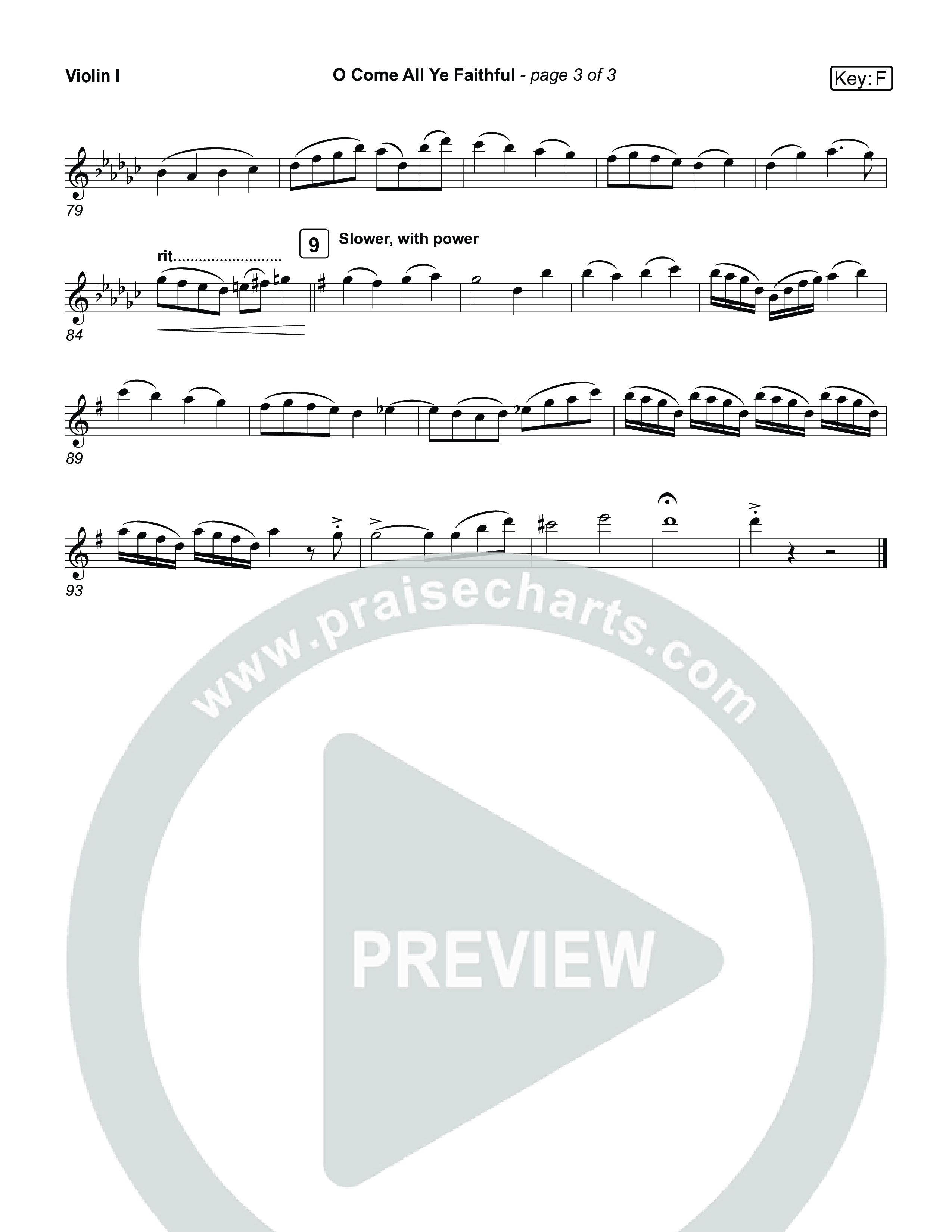 O Come All Ye Faithful (Live) String Pack (Museum Of The Bible / Arr. Jared Haschek / Tasha Layton / Anthony Evans / Indiana Wesleyan University Choir)