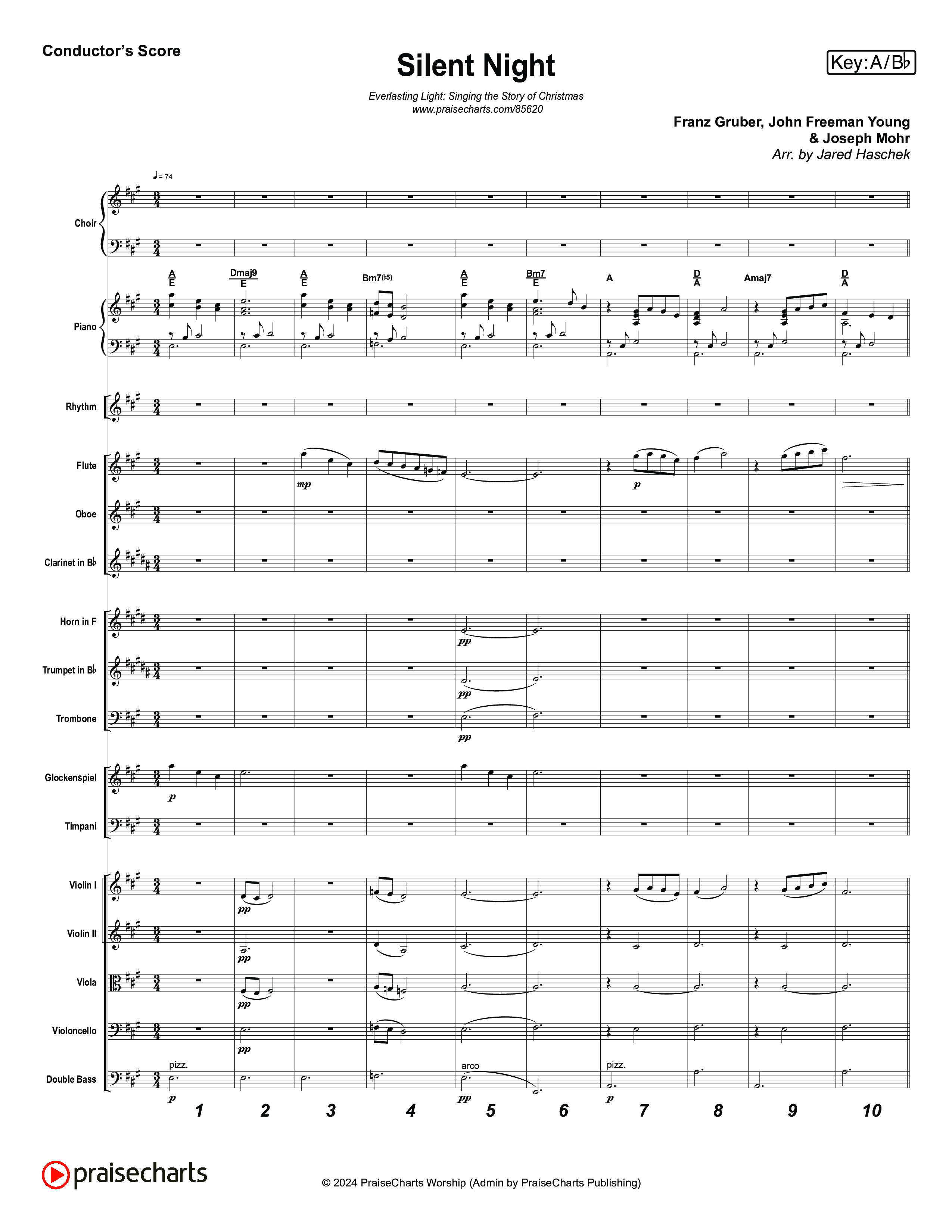 Silent Night (Live) Orchestration (Museum Of The Bible / Indiana Wesleyan University Choir / Arr. Jared Haschek)