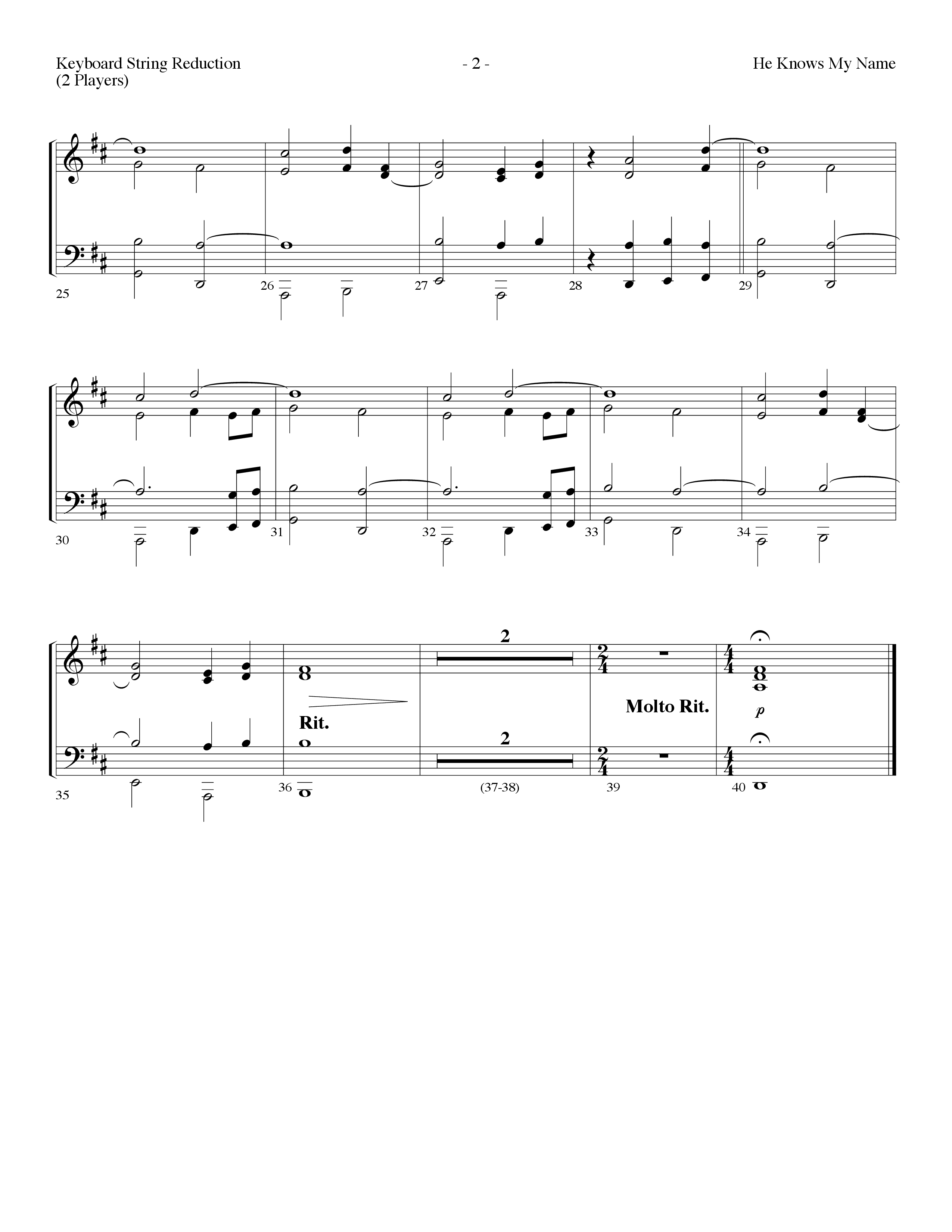 He Knows My Name (Choral Anthem SATB) String Reduction (Lifeway Choral / Arr. Dennis Allen)