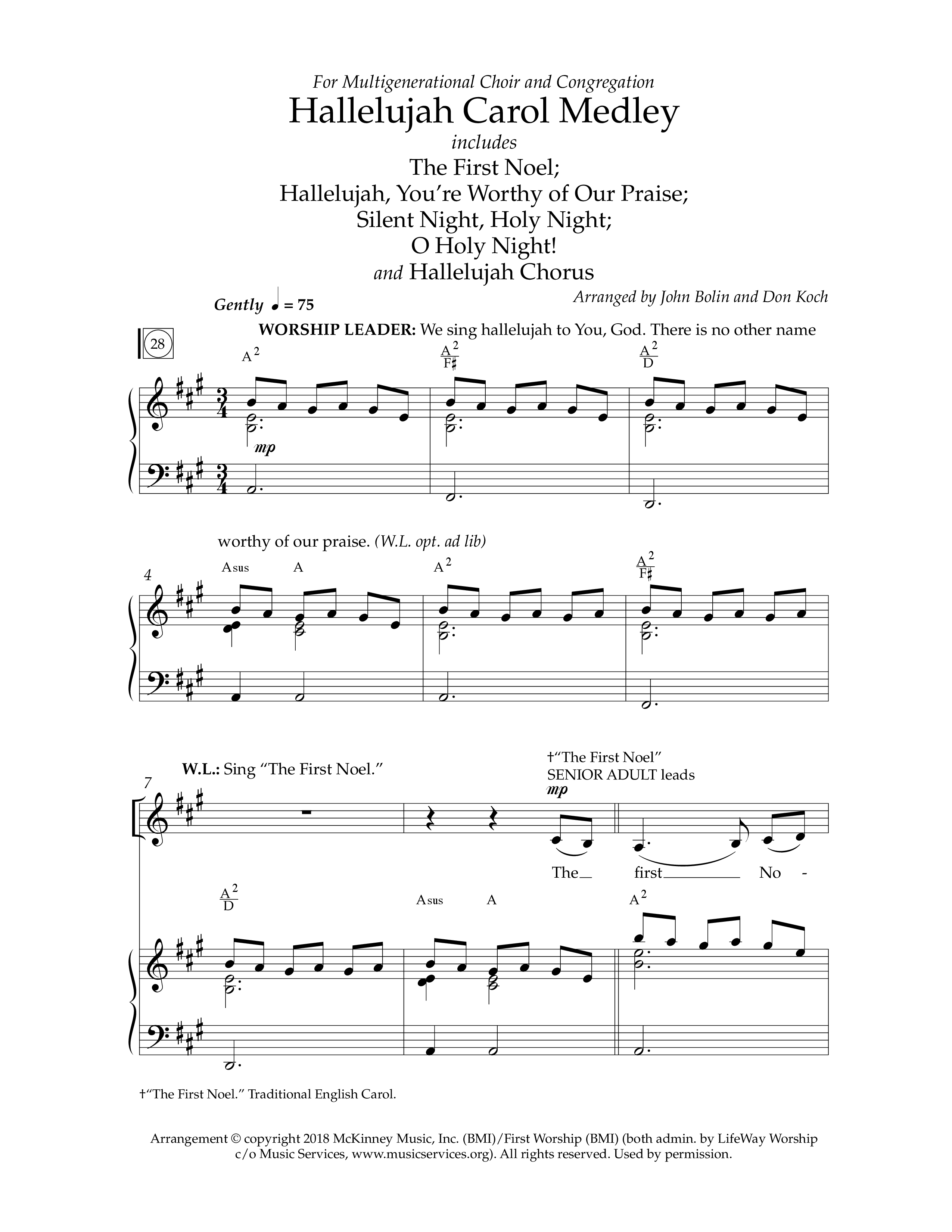 Hope For The Ages (9 Song Choral Collection) Song 5 (Piano SATB) (Lifeway Choral / Arr. John Bolin / Arr. Don Koch)