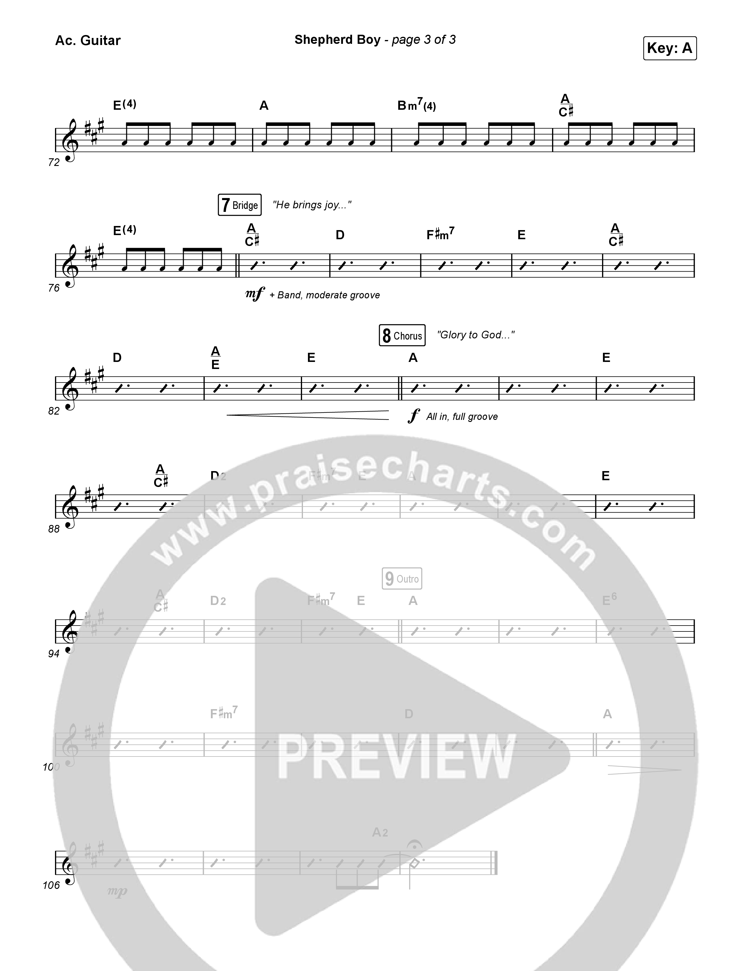 Shepherd Boy Acoustic Guitar (Phil Wickham)