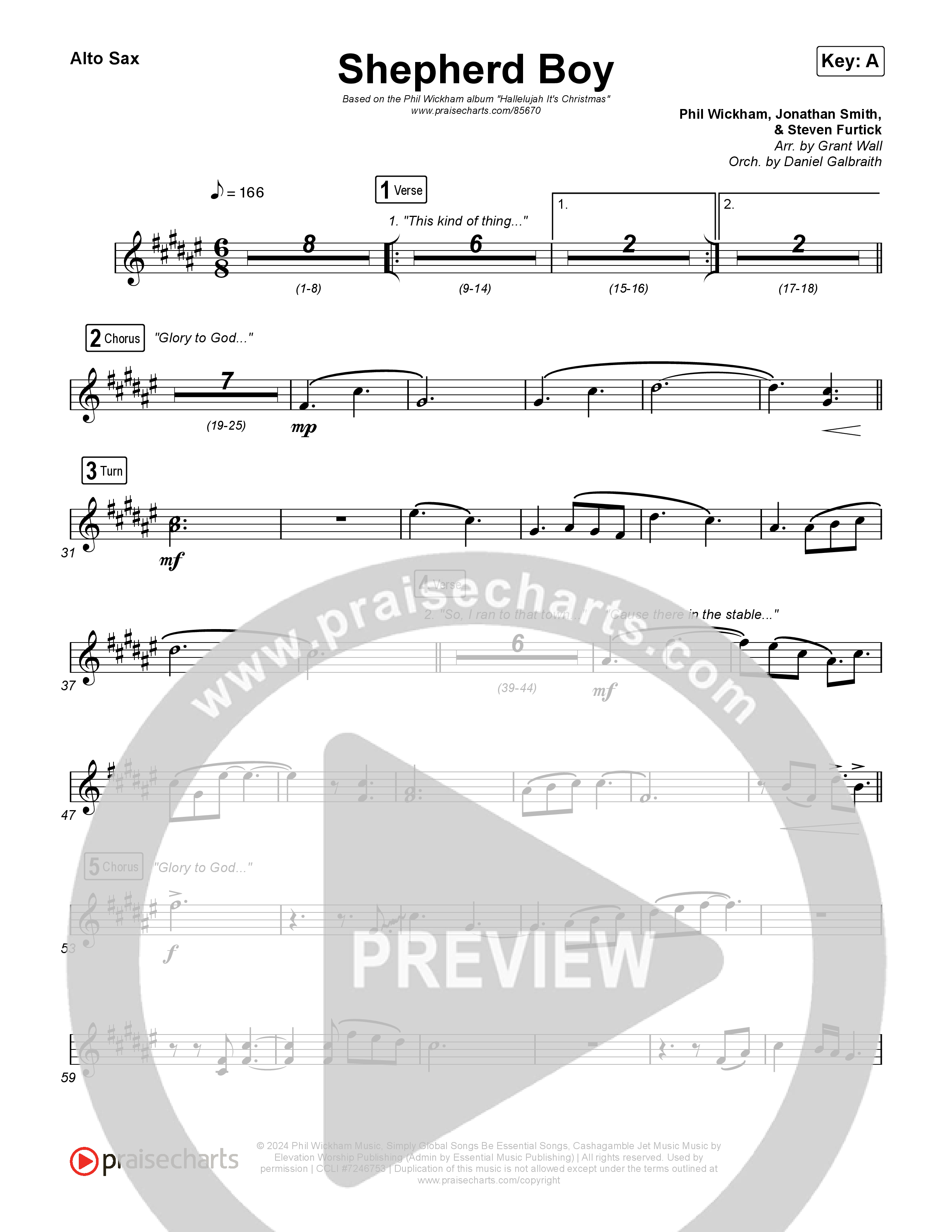 Shepherd Boy Sax Pack (Phil Wickham)