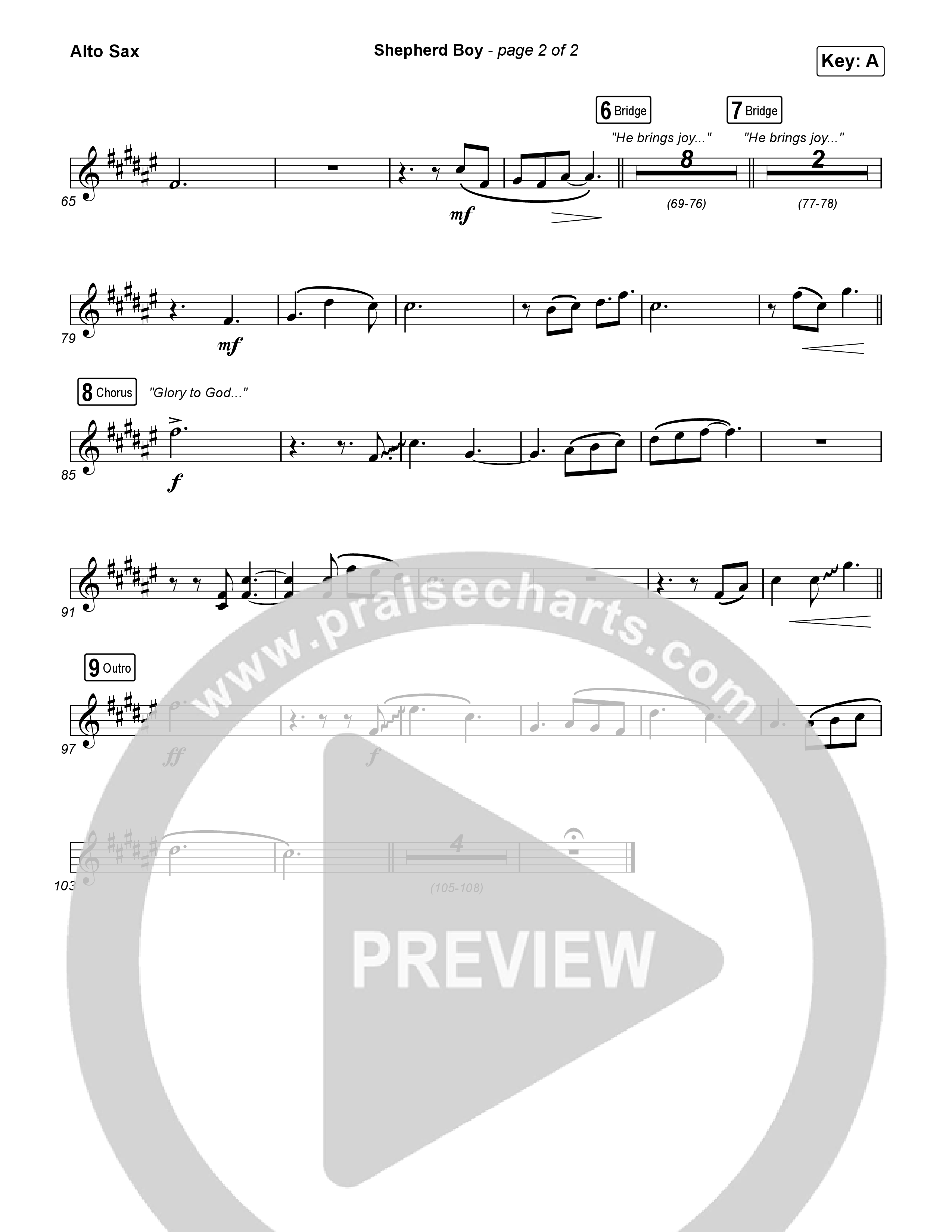 Shepherd Boy Sax Pack (Phil Wickham)