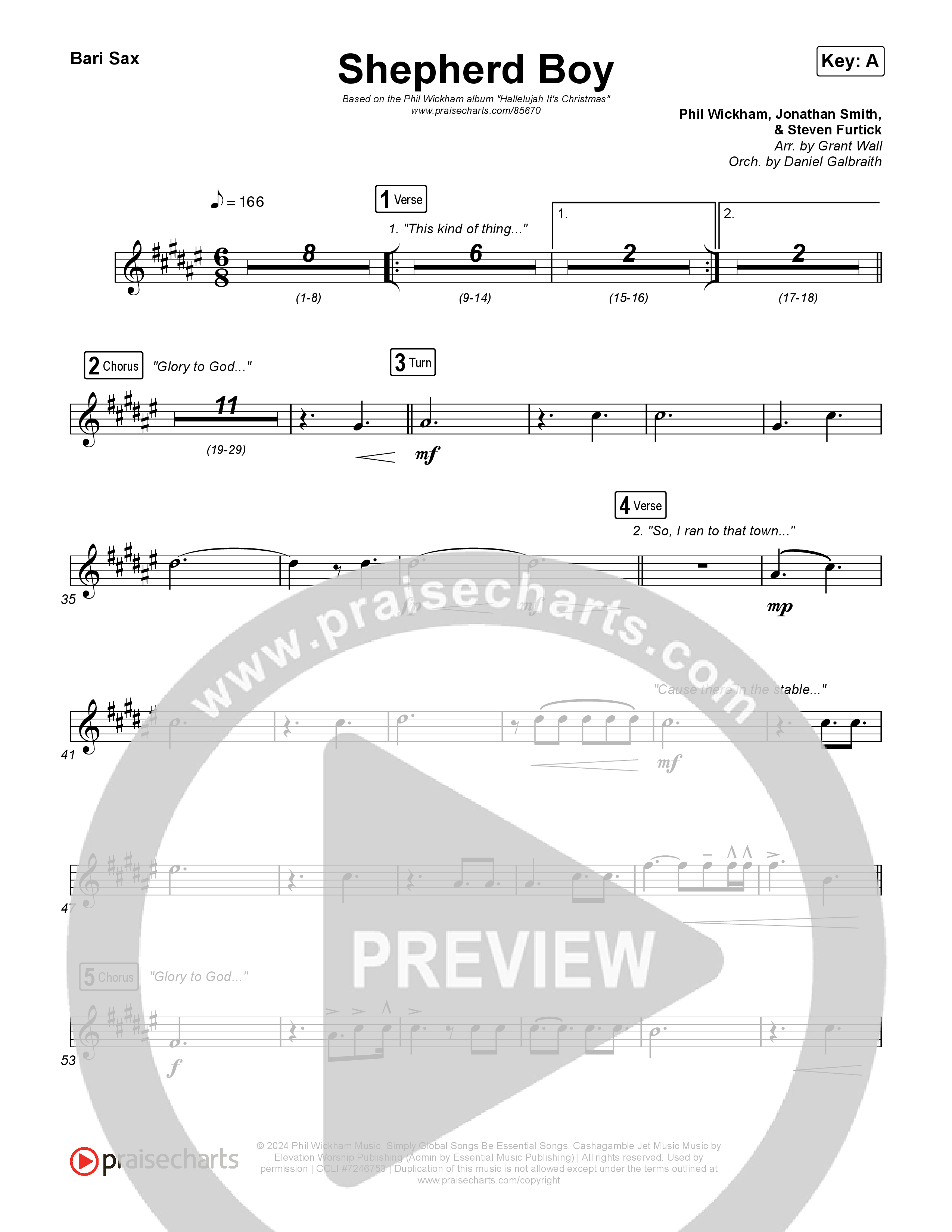 Shepherd Boy Bari Sax (Phil Wickham)