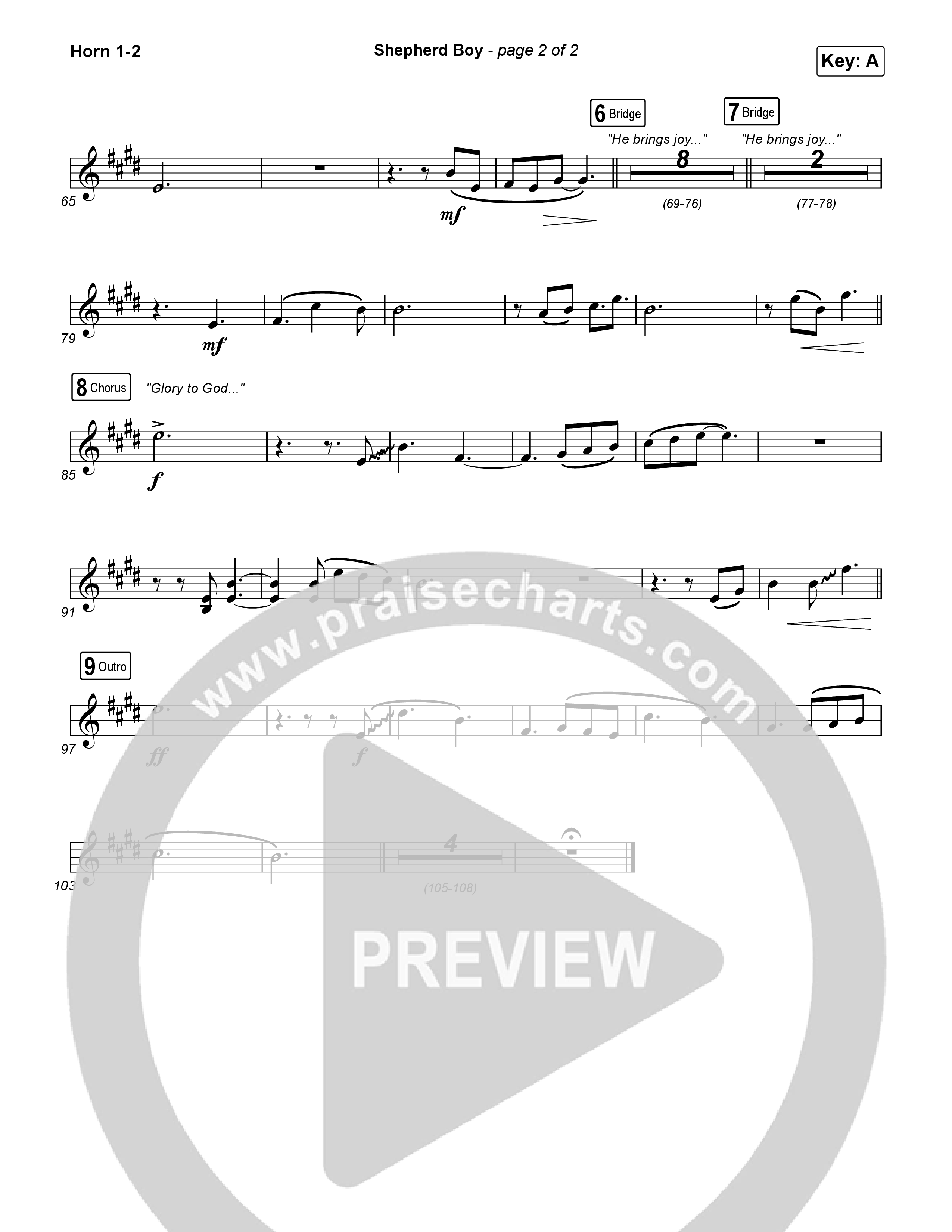 Shepherd Boy French Horn 1,2 (Phil Wickham)