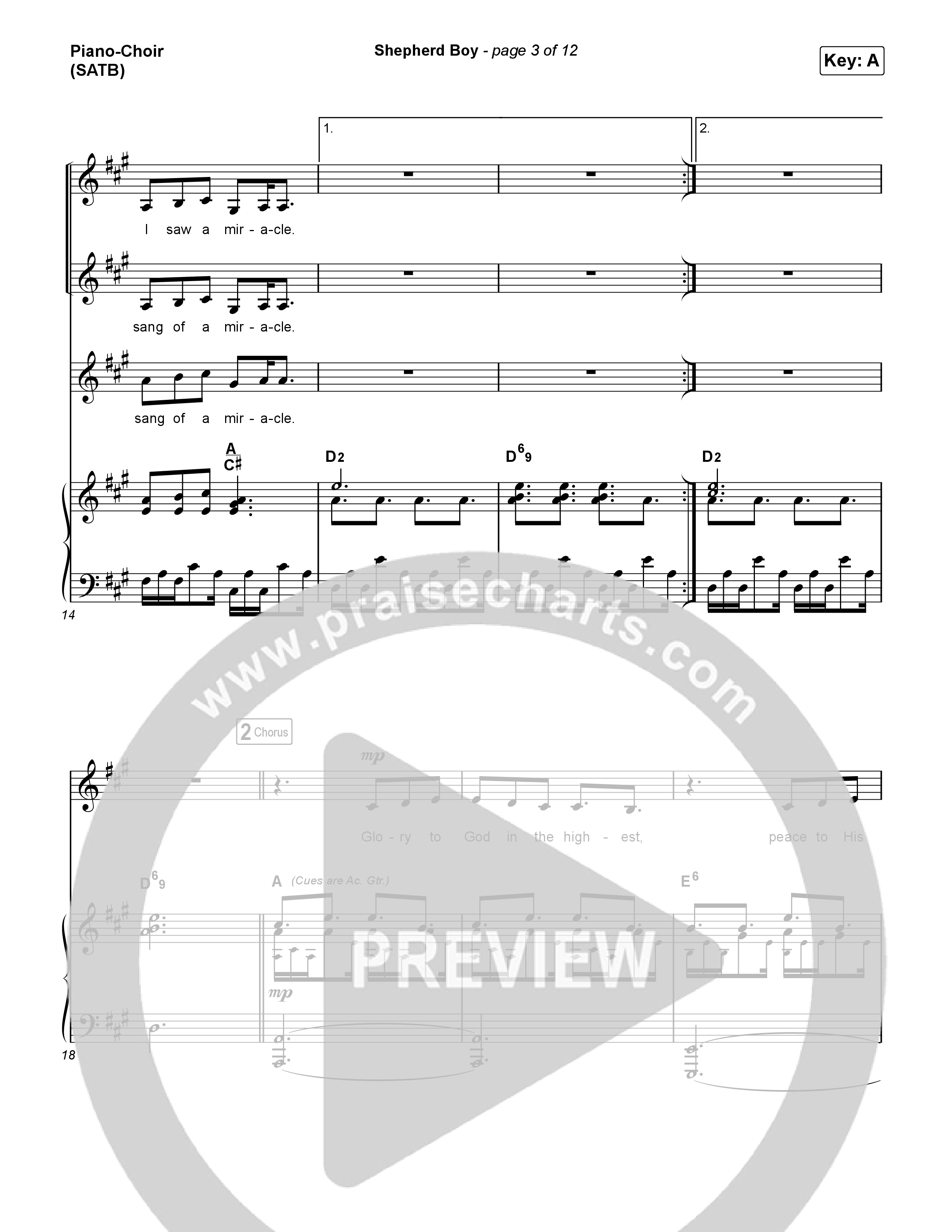 Shepherd Boy Piano/Vocal Pack (Phil Wickham)