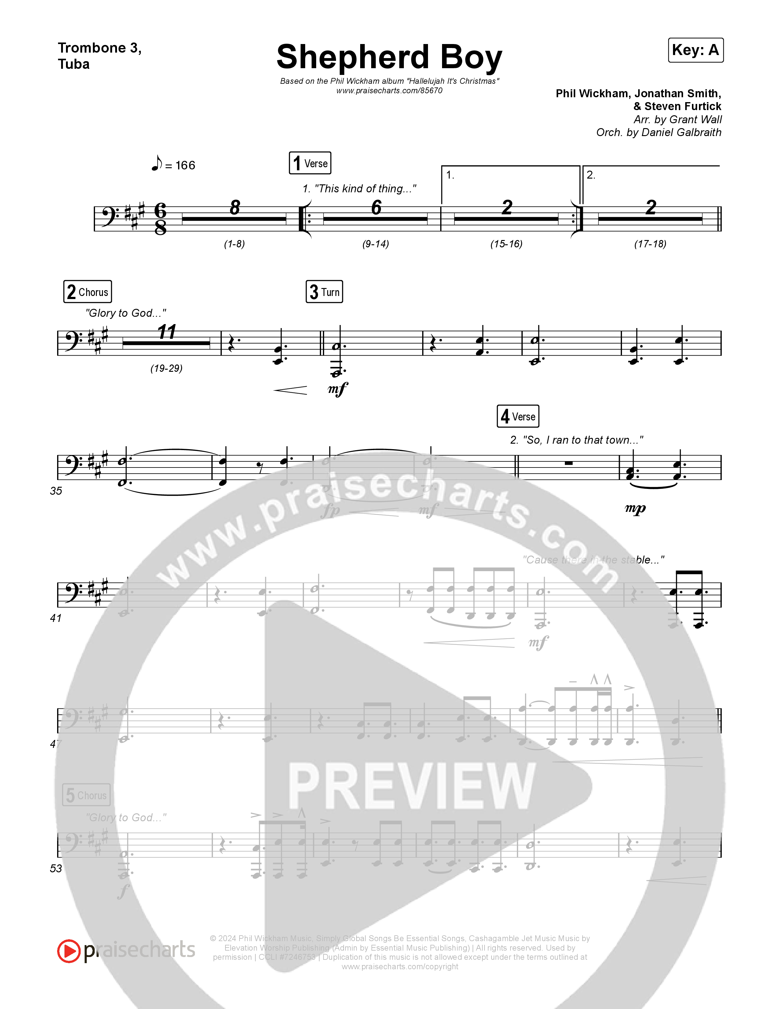 Shepherd Boy Trombone 1,2 (Phil Wickham)