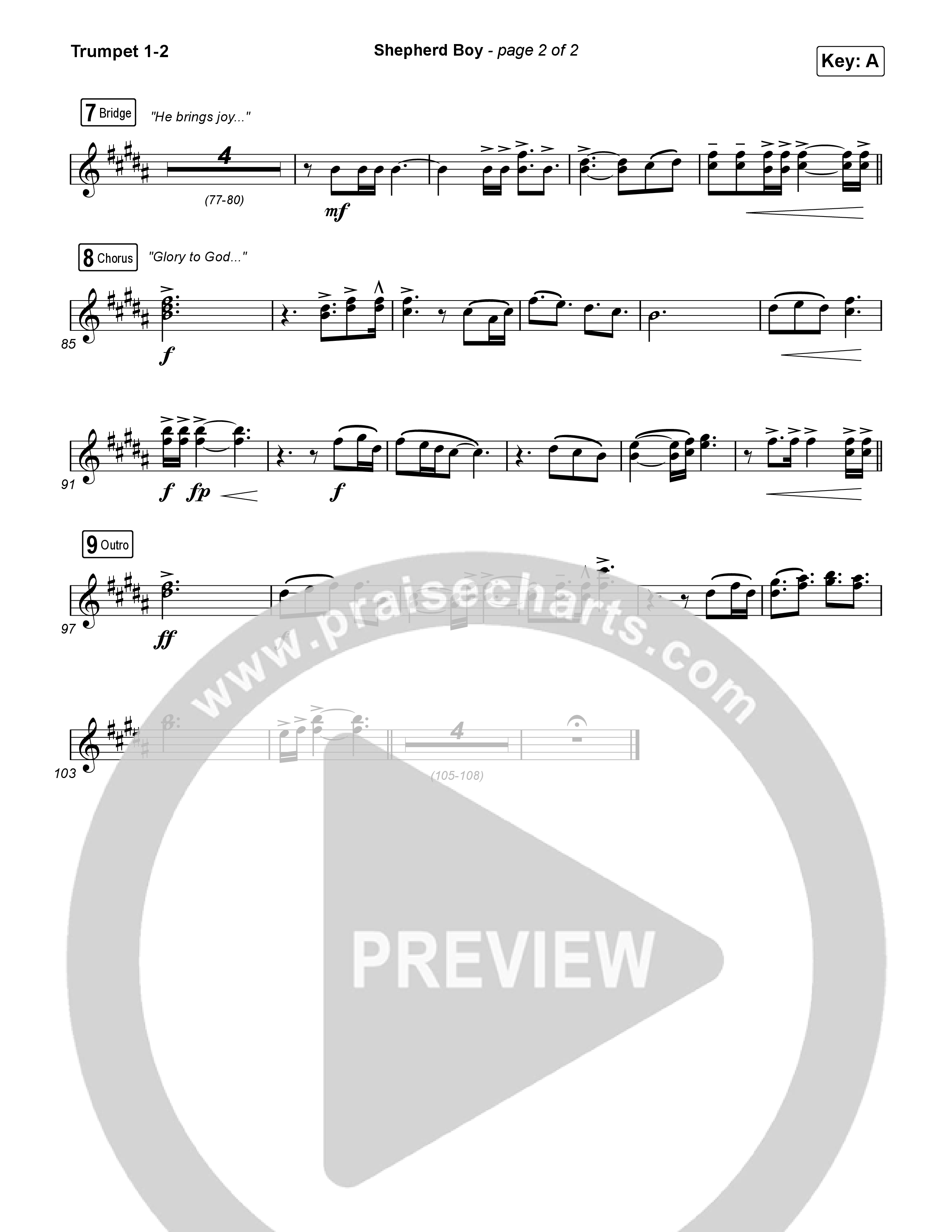 Shepherd Boy Trumpet 1,2 (Phil Wickham)