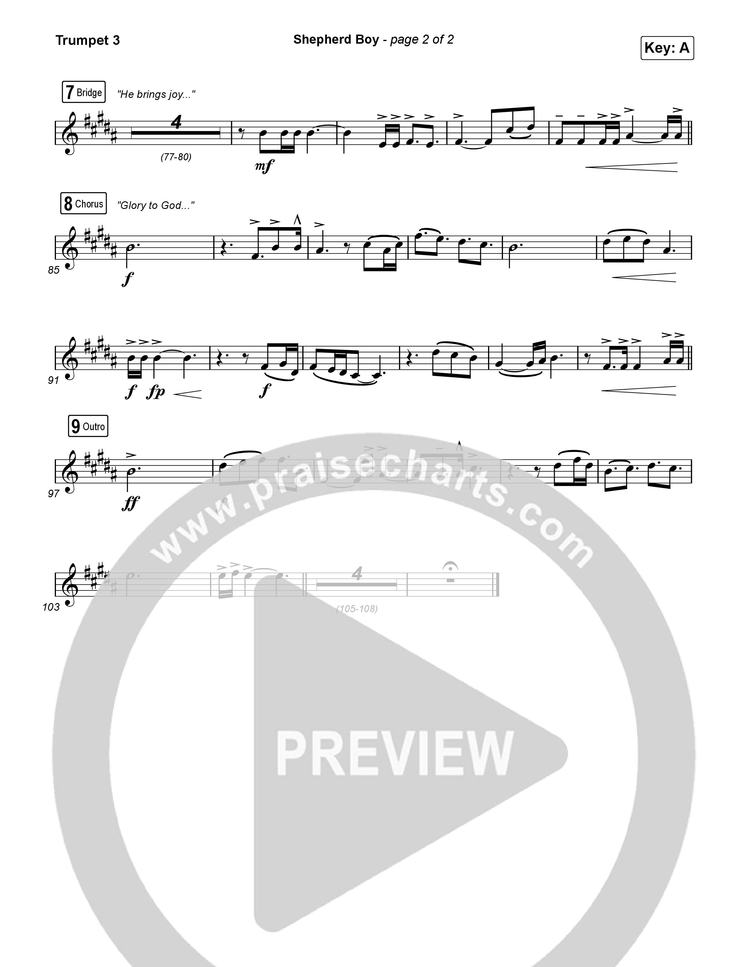 Shepherd Boy Trumpet 3 (Phil Wickham)