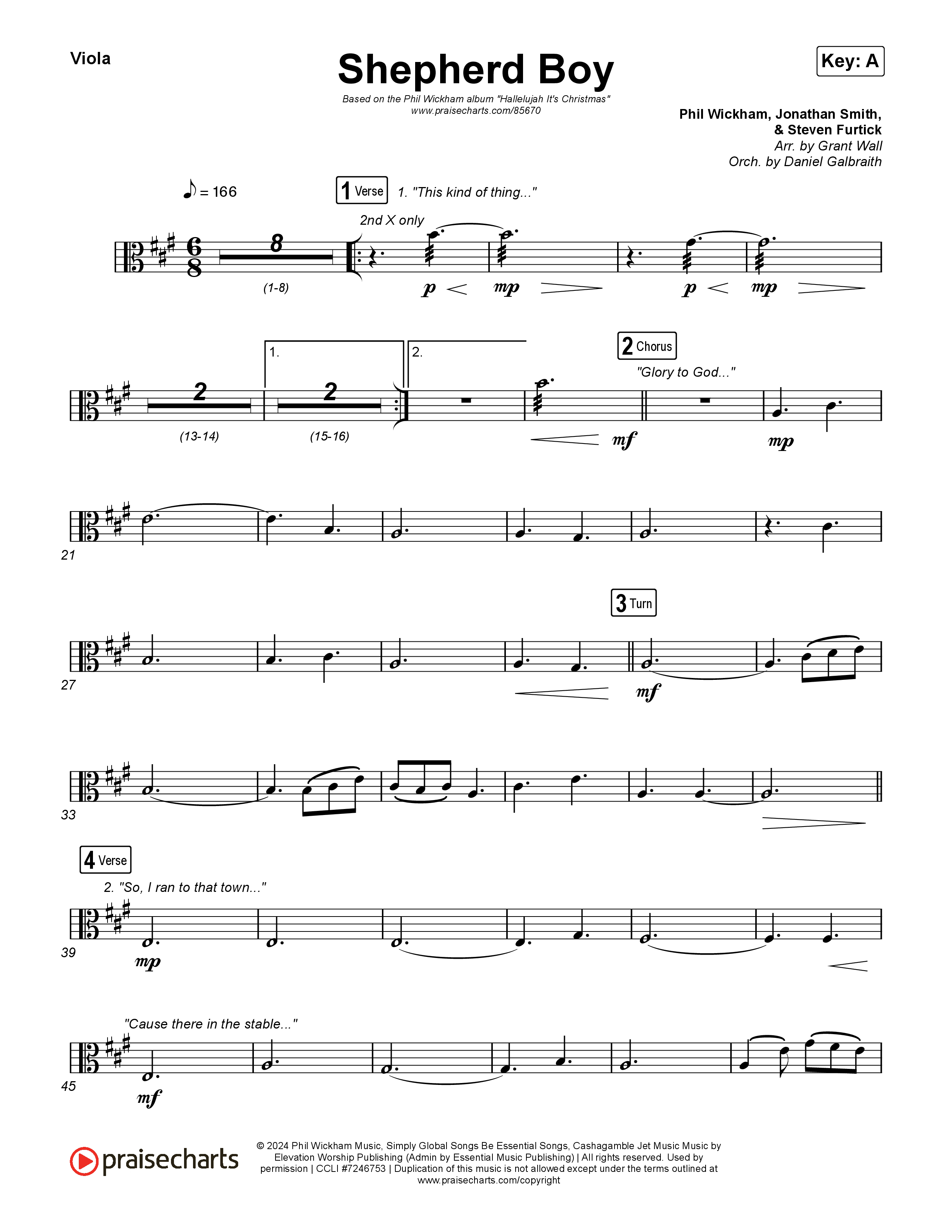 Shepherd Boy Viola (Phil Wickham)