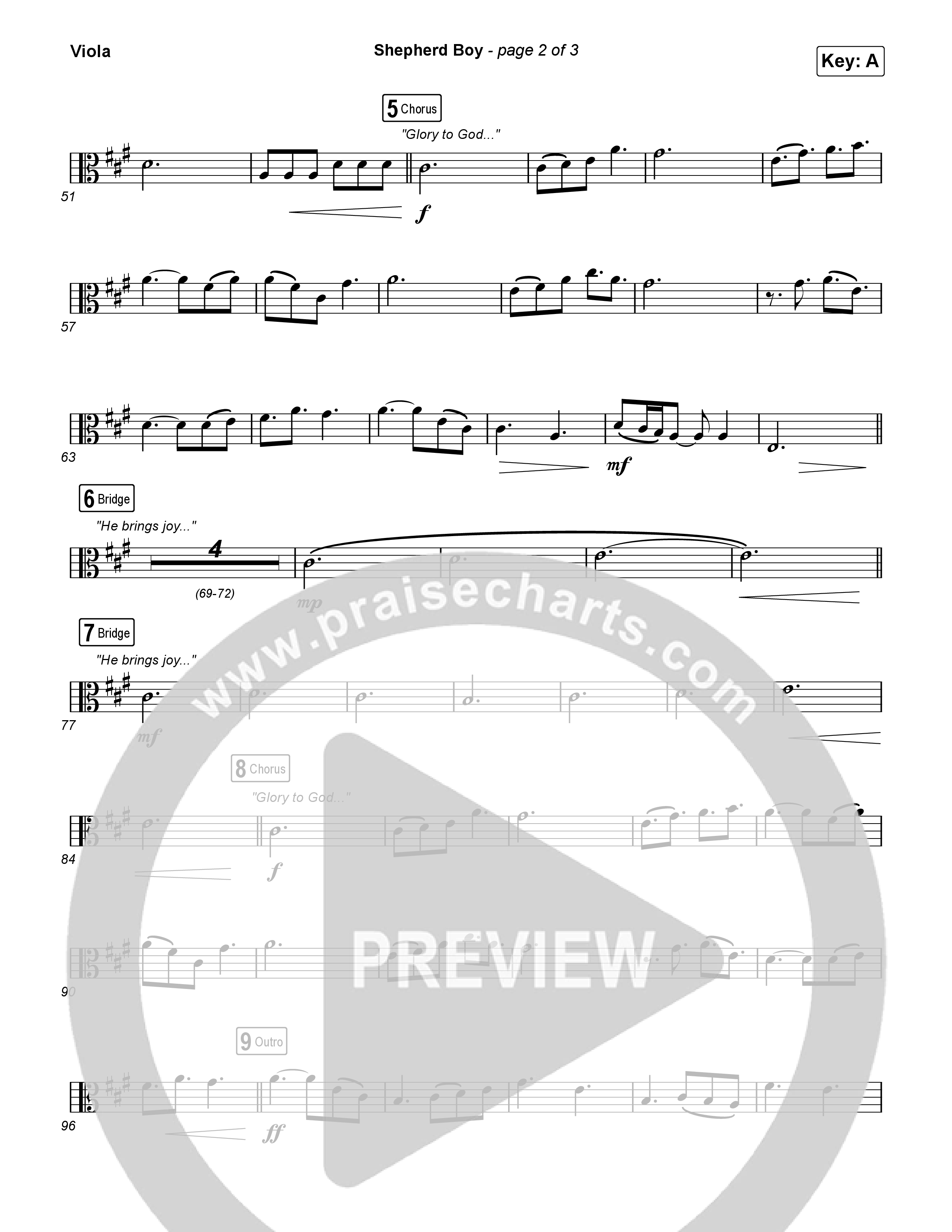 Shepherd Boy Viola (Phil Wickham)