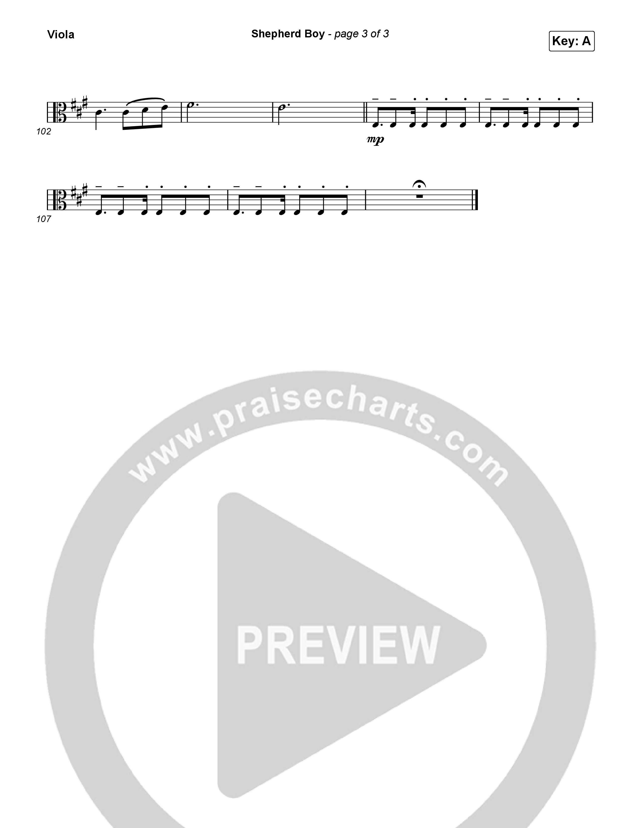 Shepherd Boy Viola (Phil Wickham)