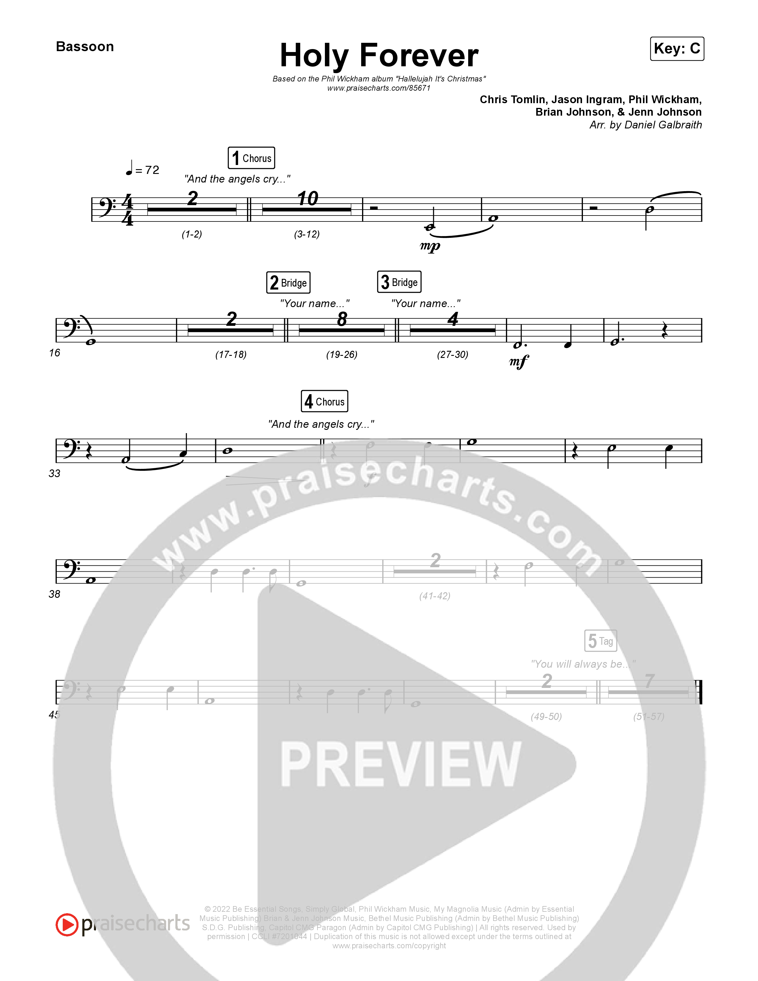 Holy Forever Bassoon (Phil Wickham)