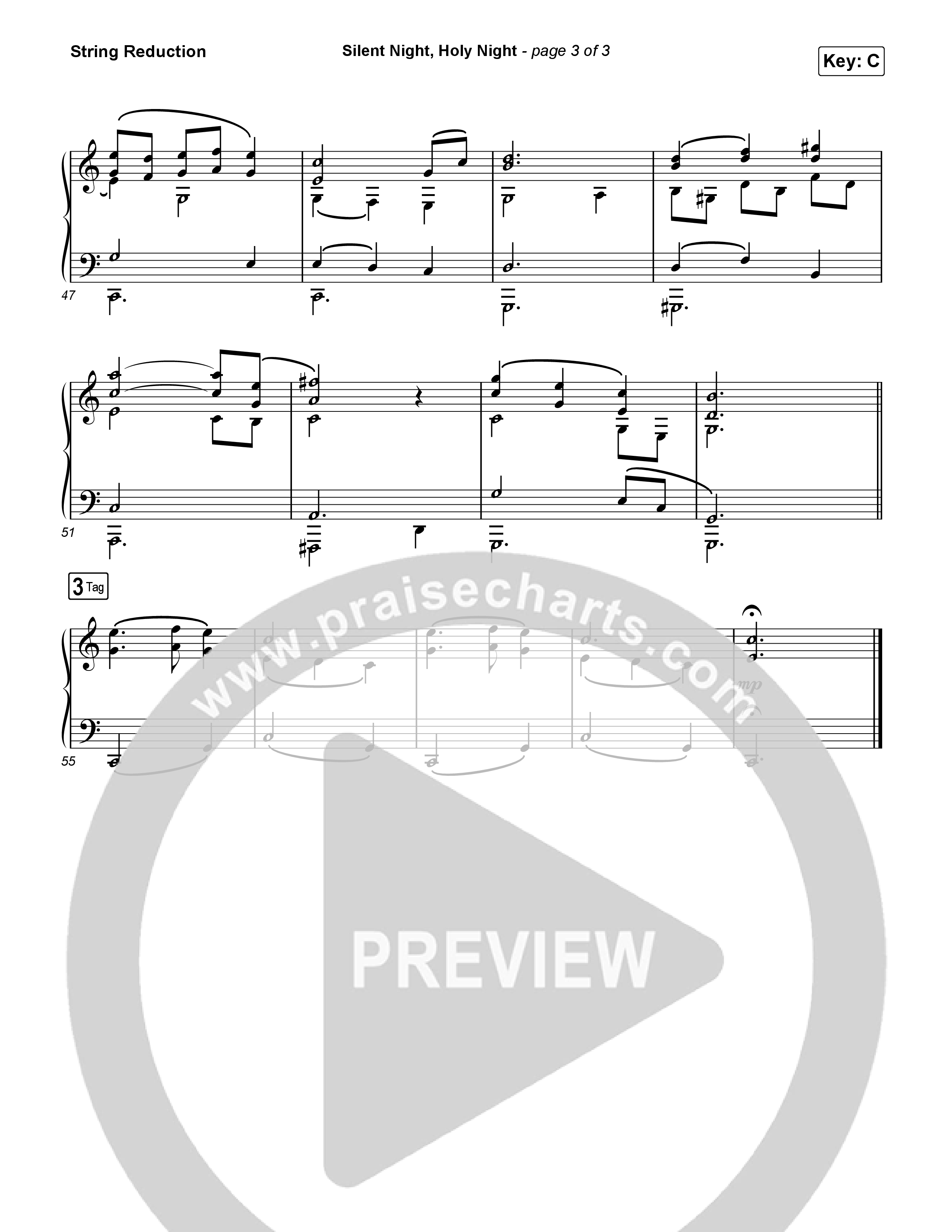 Silent Night Holy Night String Reduction (Phil Wickham)