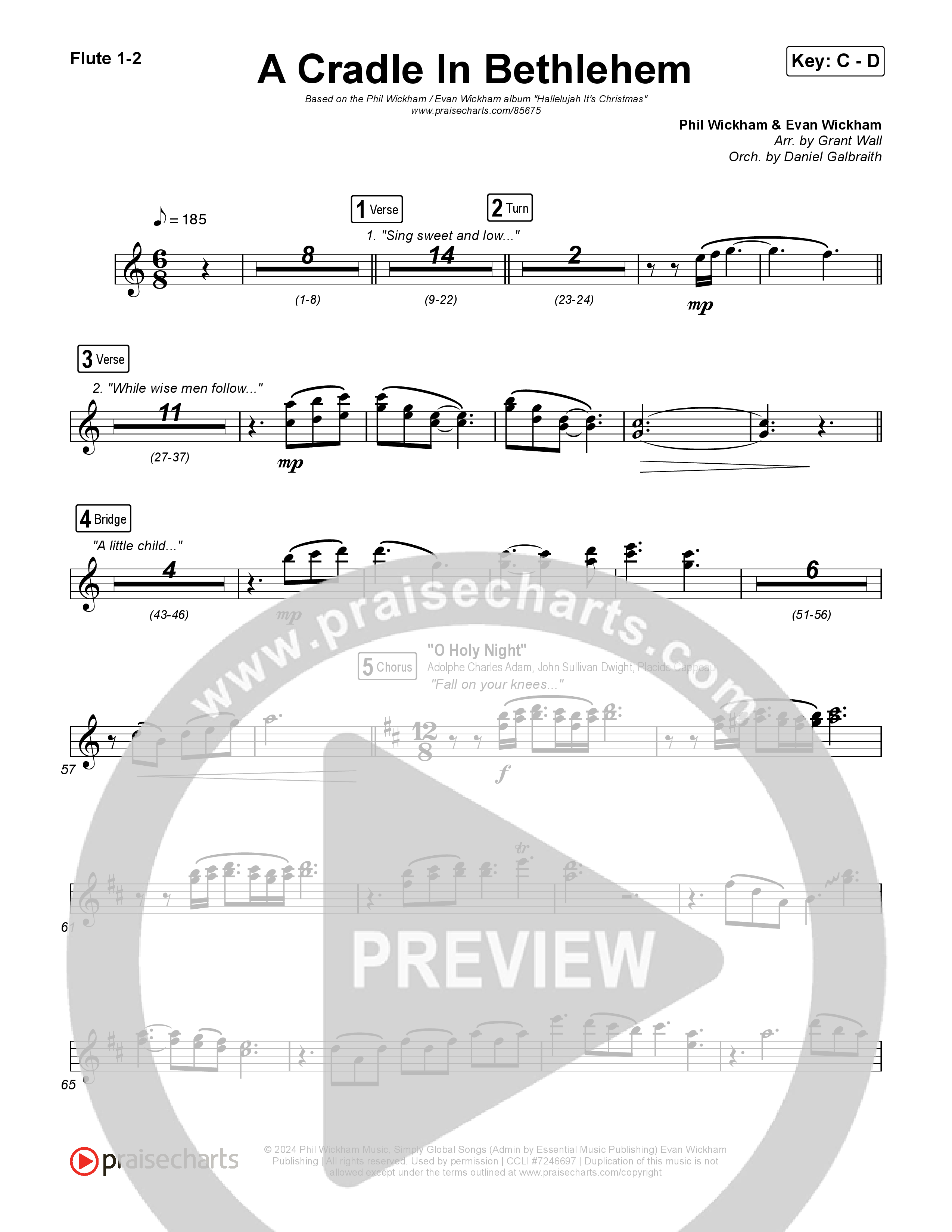 A Cradle In Bethlehem Wind Pack (Phil Wickham / Evan Wickham)