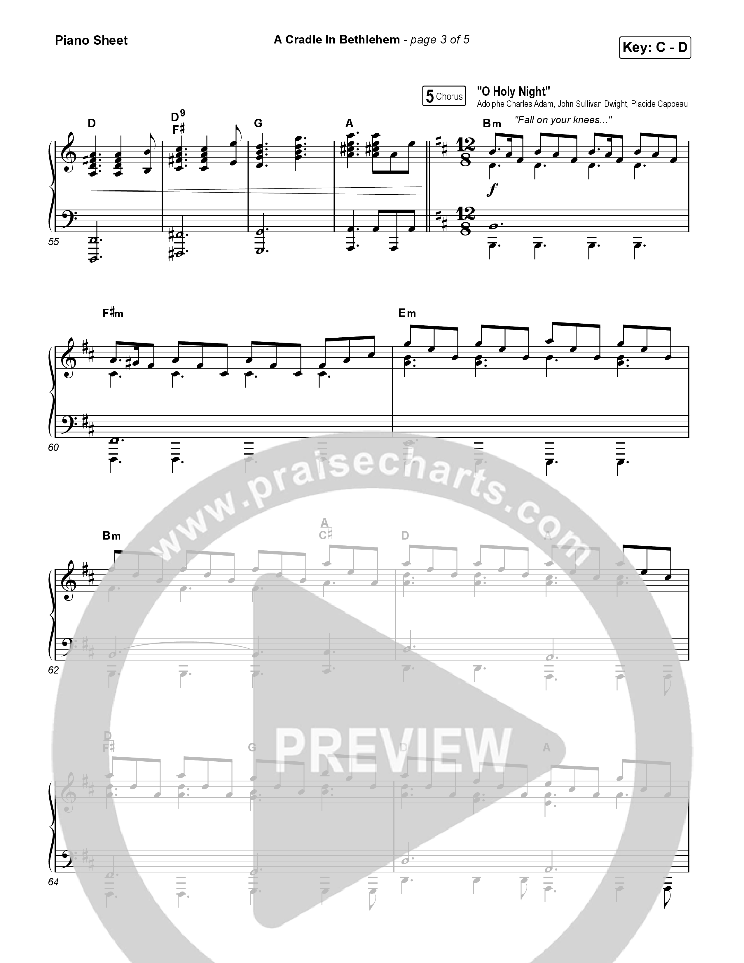 A Cradle In Bethlehem Piano Sheet (Phil Wickham / Evan Wickham)