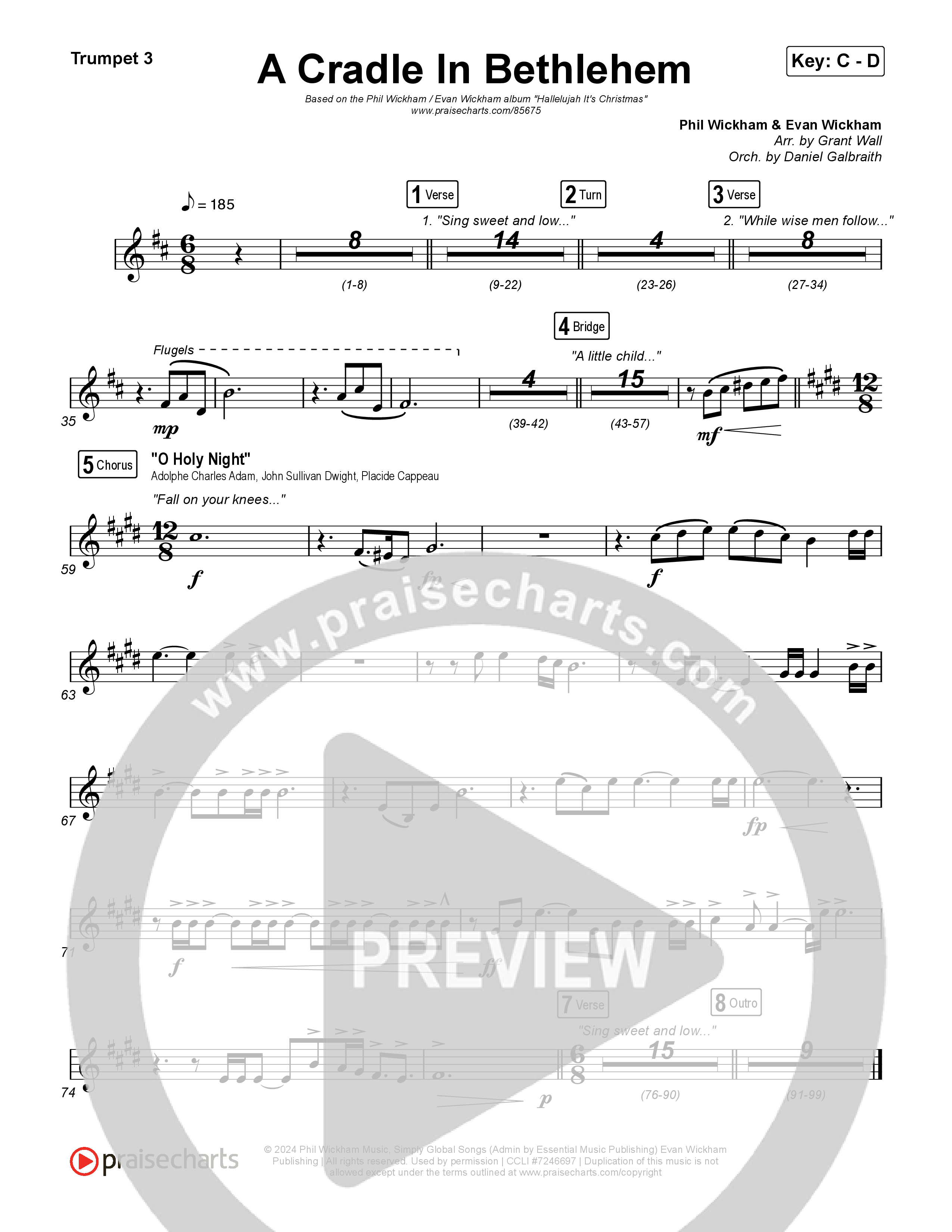 A Cradle In Bethlehem Trumpet 3 (Phil Wickham / Evan Wickham)