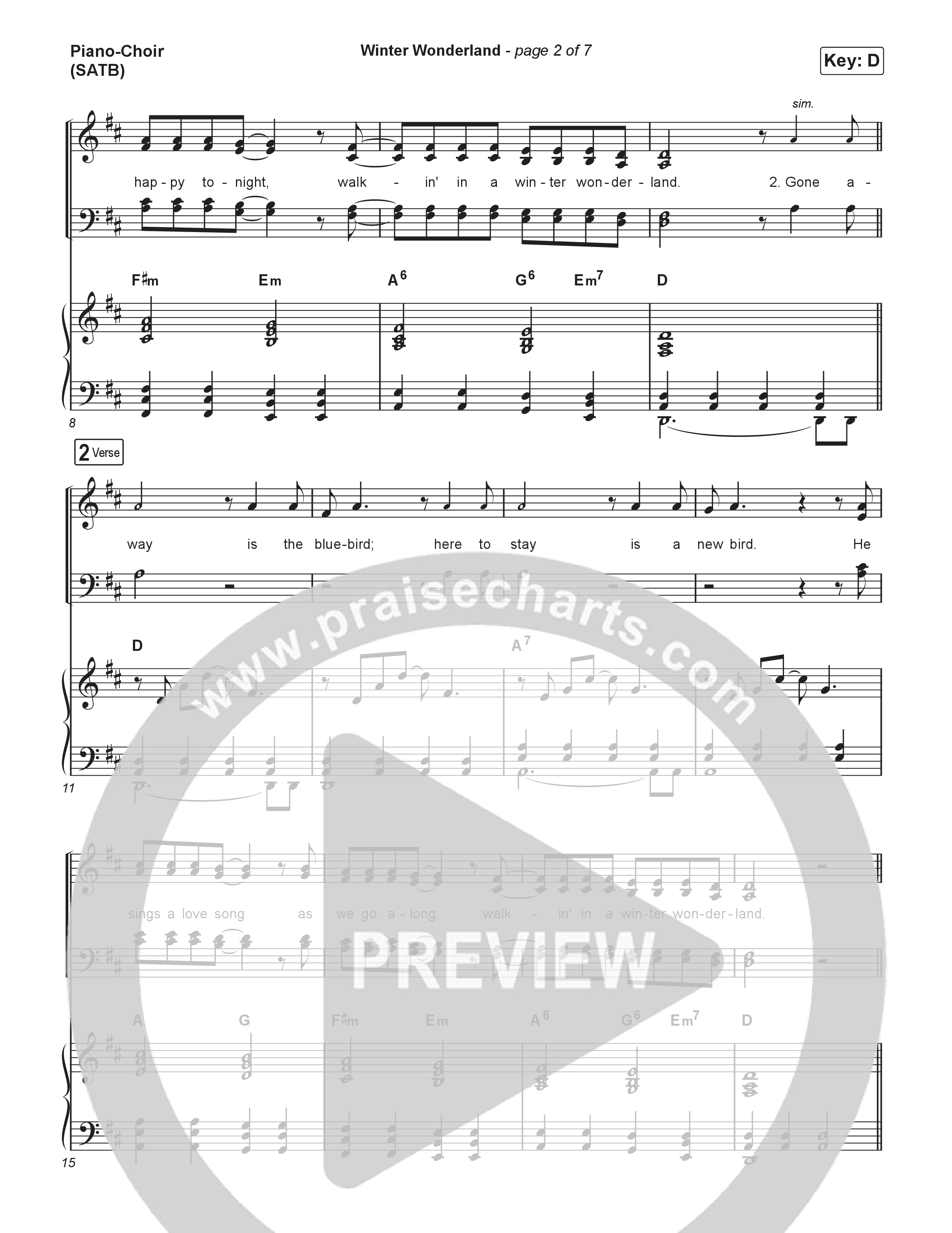 Winter Wonderland  Piano/Vocal Pack (Phil Wickham / The Wickham Sisters)