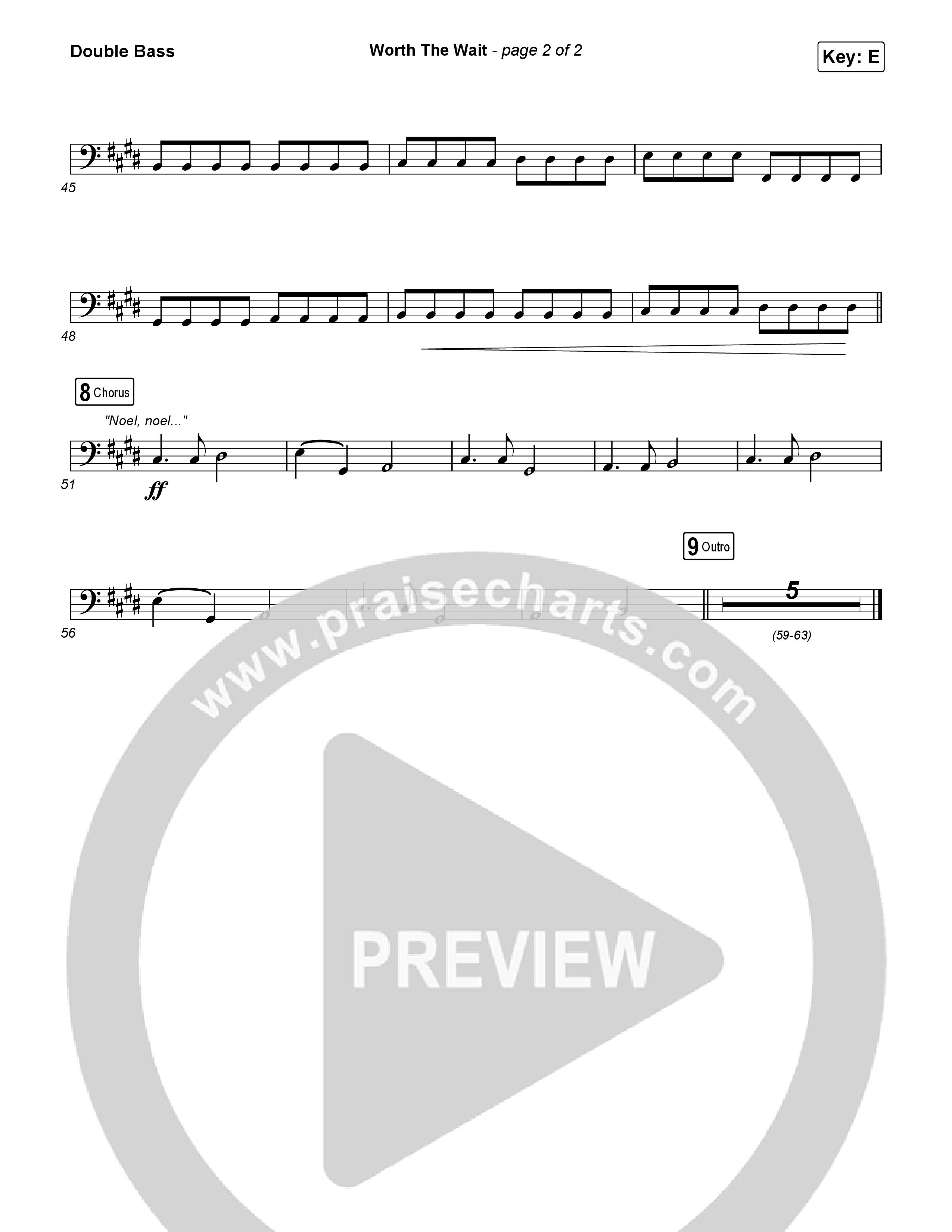 Worth The Wait String Bass (Phil Wickham)