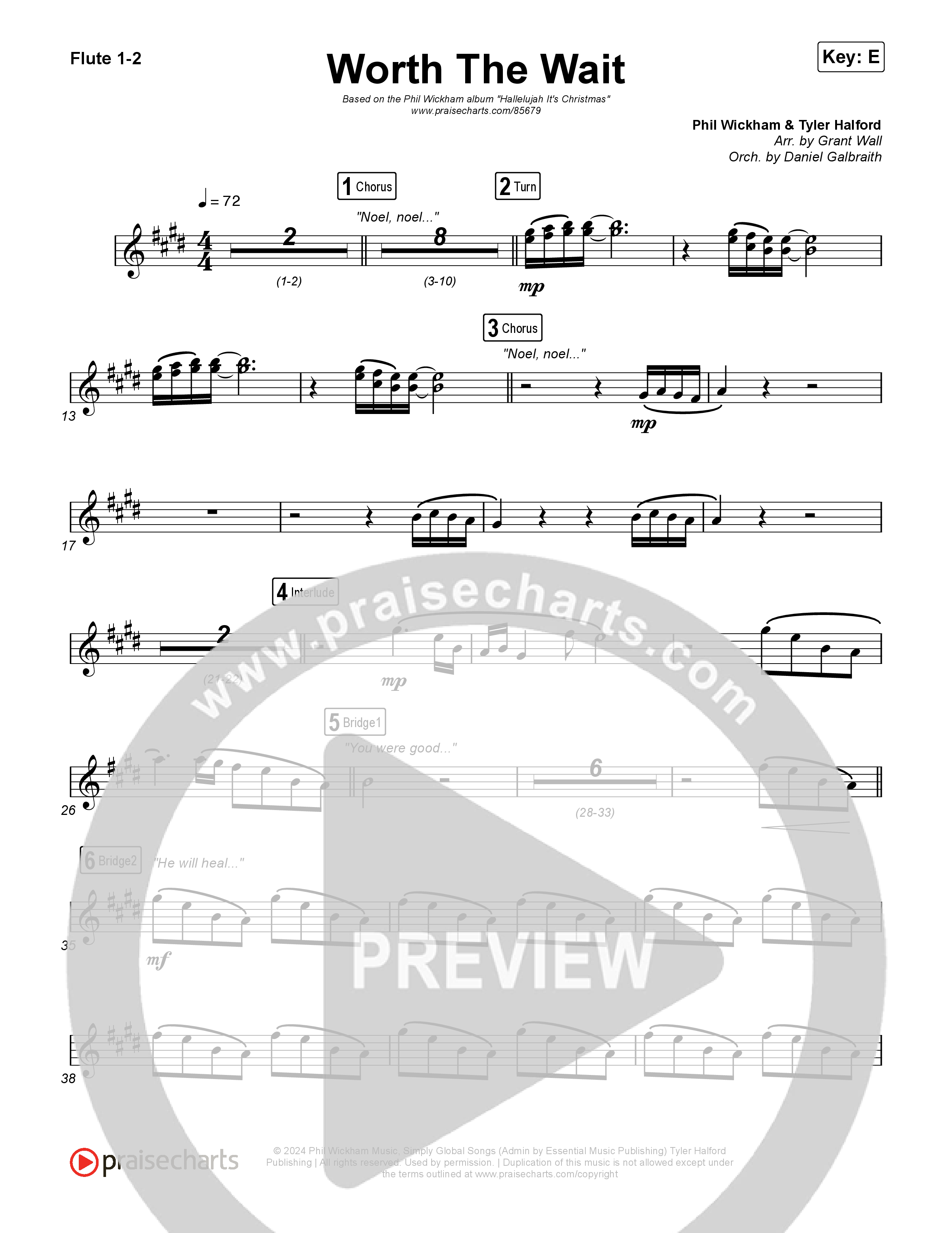 Worth The Wait Flute 1,2 (Phil Wickham)