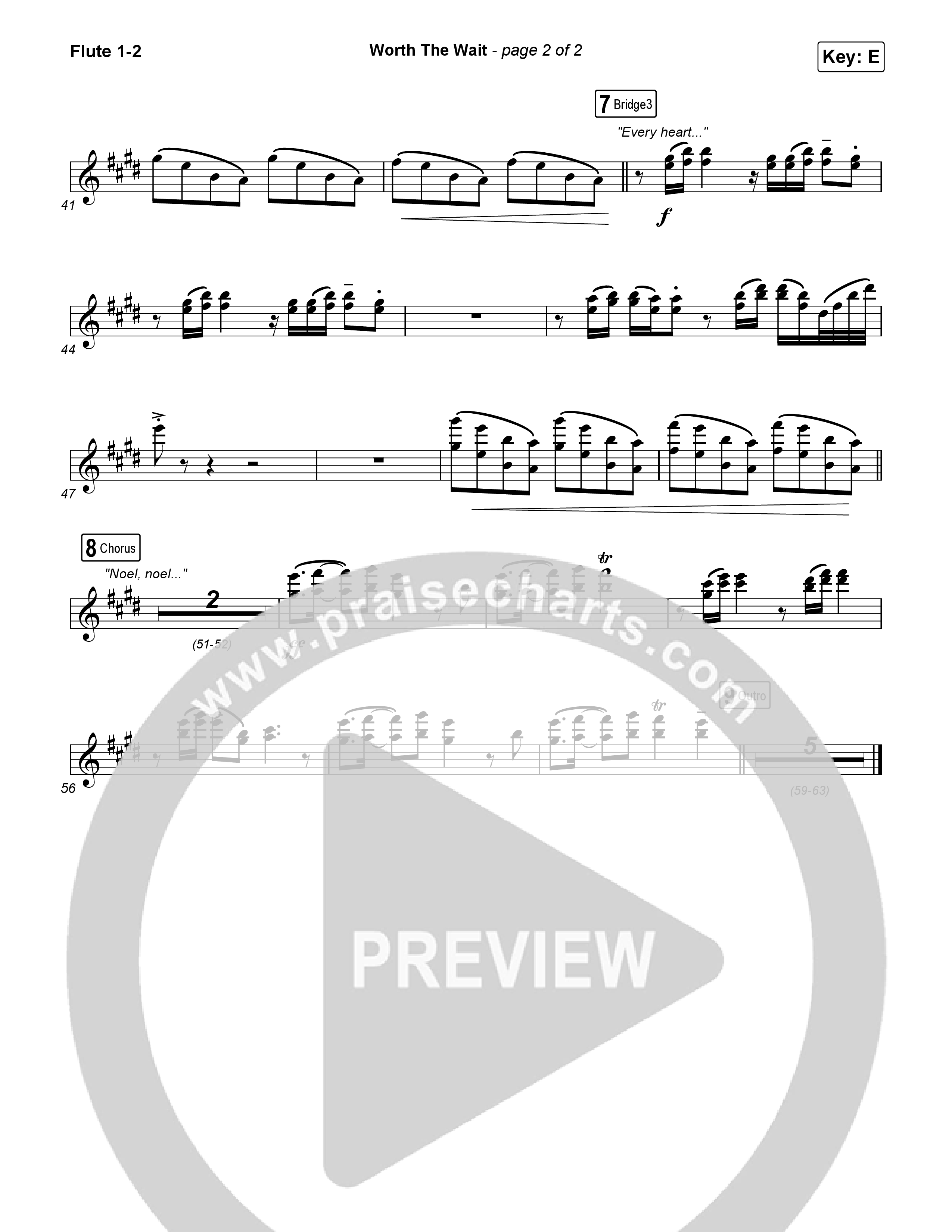 Worth The Wait Flute 1,2 (Phil Wickham)