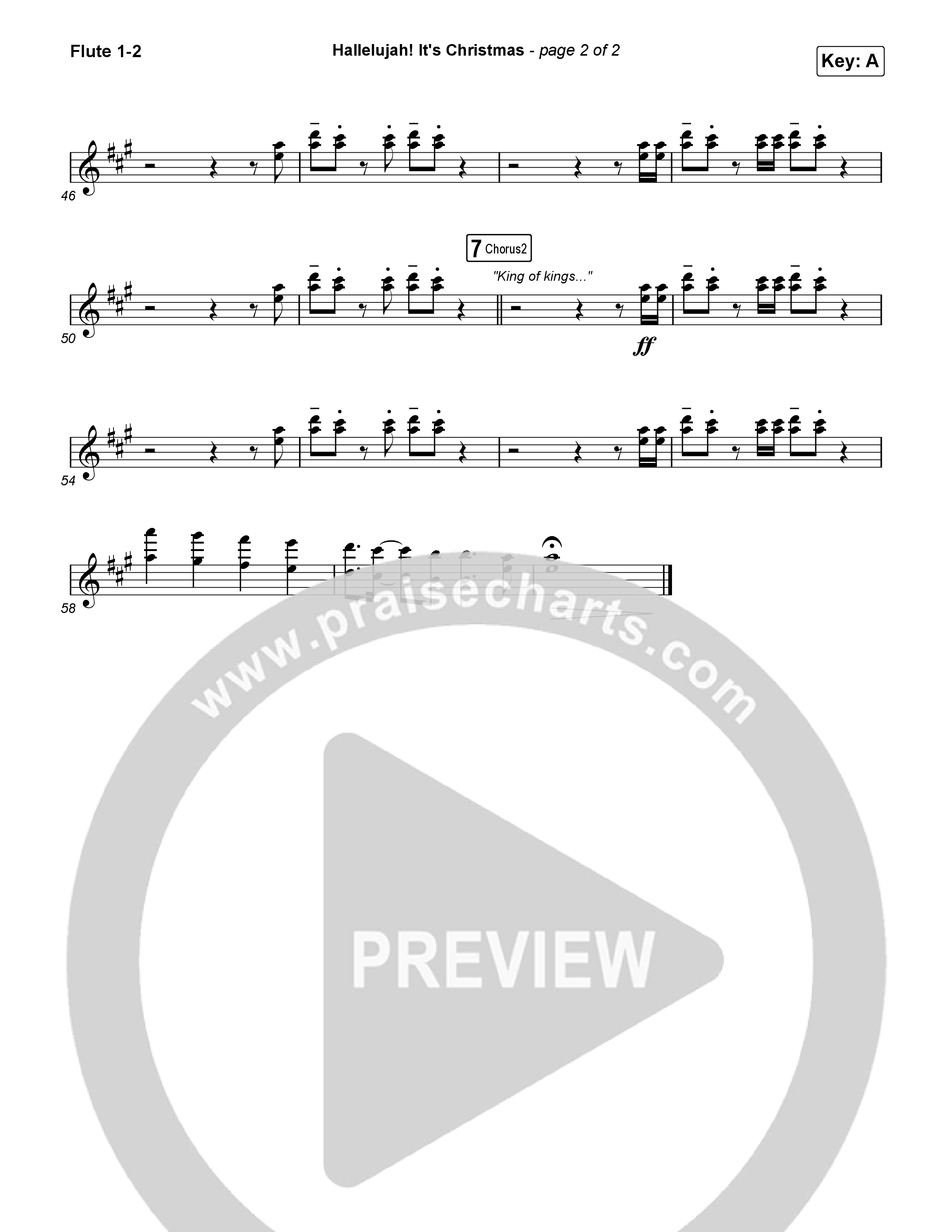 Hallelujah! It's Christmas Flute 1,2 (Phil Wickham)