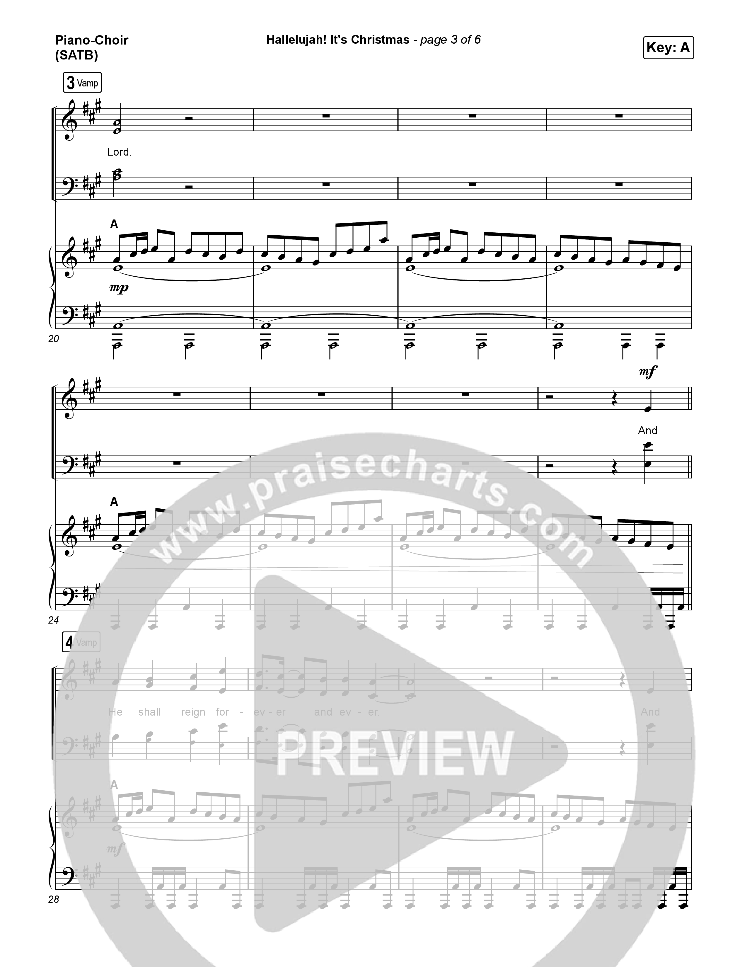 Hallelujah! It's Christmas Piano/Vocal Pack (Phil Wickham)