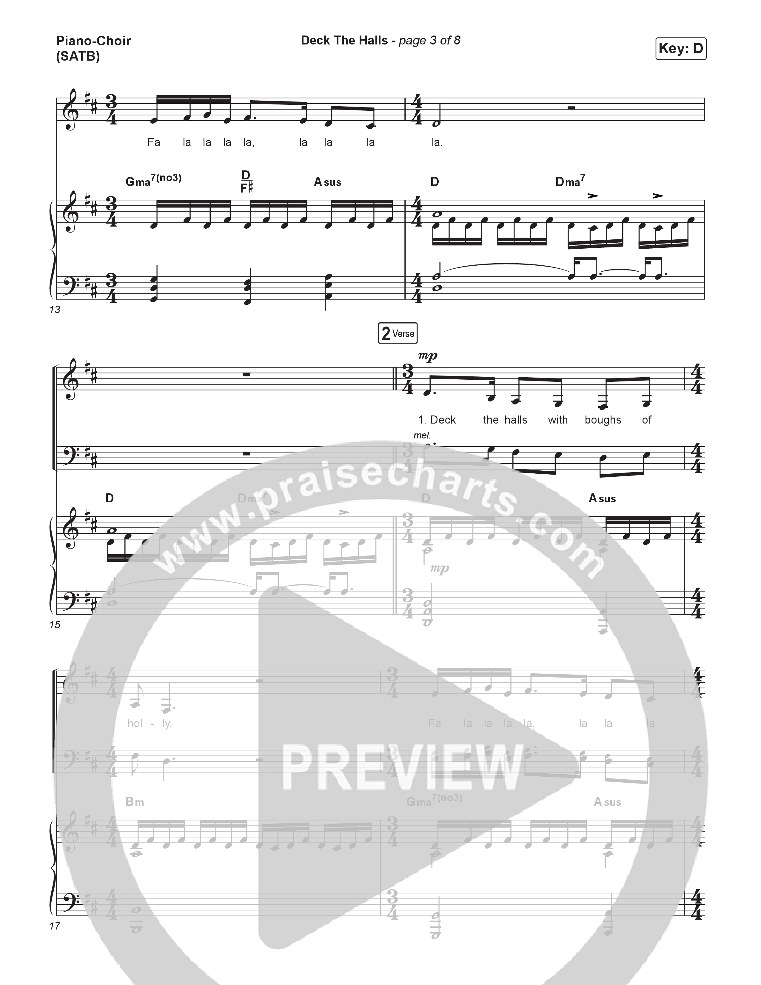 Deck The Halls Piano/Vocal Pack (Phil Wickham / CHPTRS)