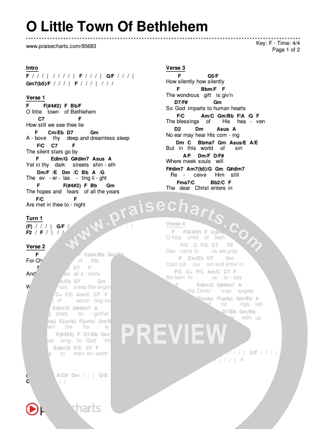 O Little Town Of Bethlehem (Live) Chords & Lyrics (Museum Of The Bible / Indiana Wesleyan University Choir / Arr. Philip Keveren)
