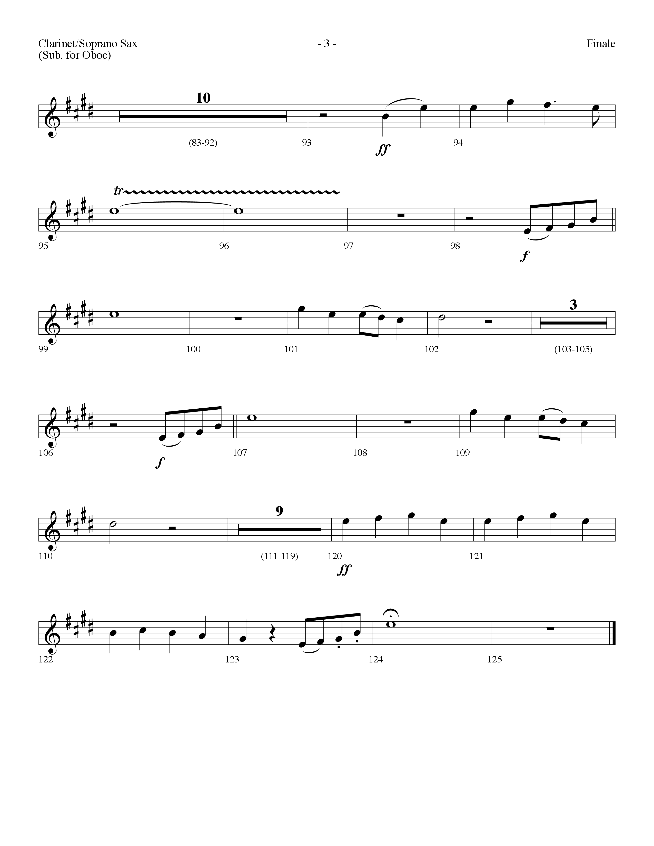 Finale: He is Born, the Divine Christ Child with Born in Bethlehem Clarinet/Soprano Sax (Lifeway Choral / Arr. Dennis Allen)