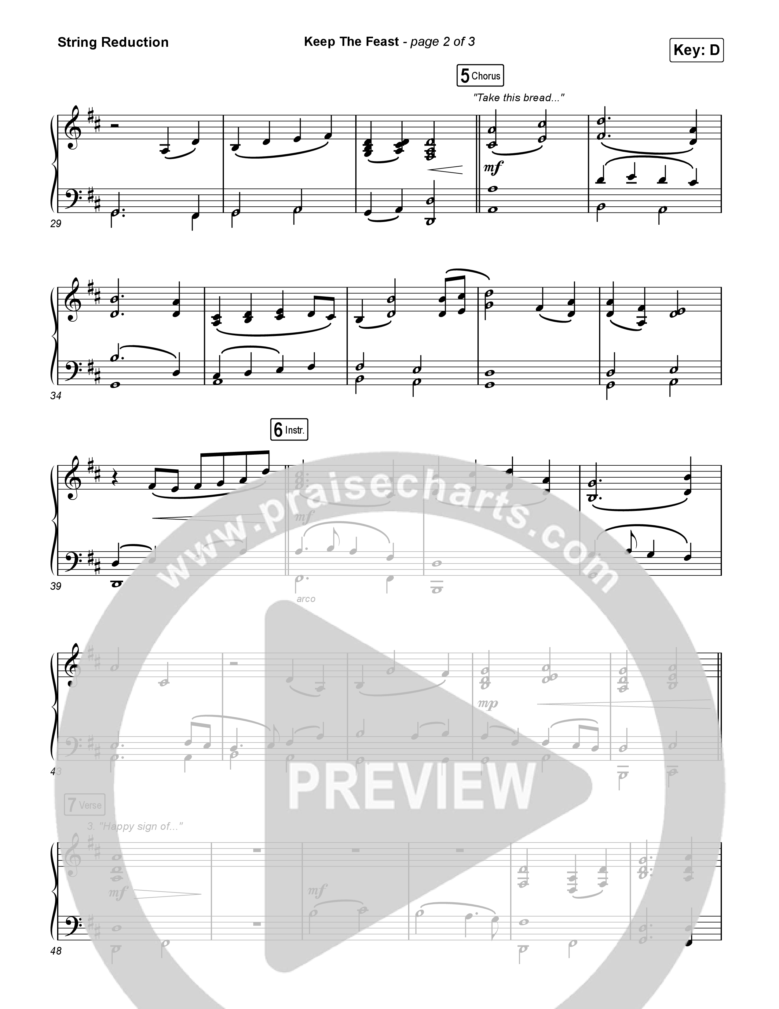 Keep The Feast String Reduction (Keith & Kristyn Getty / Sing!)