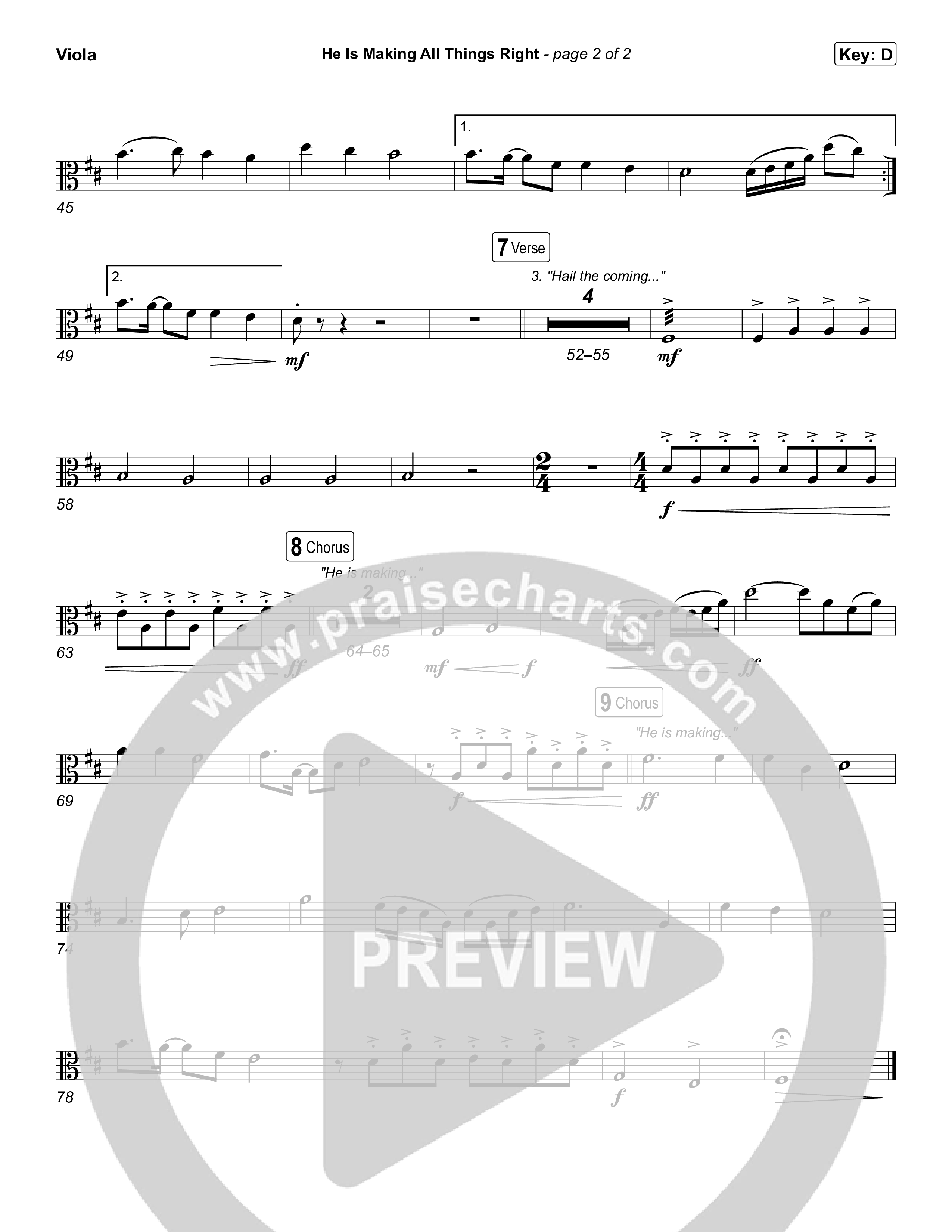 He Is Making All Things Right (Live) Viola (Keith & Kristyn Getty / Bryan Fowler / Ben Shive / Skye Peterson / Sing!)