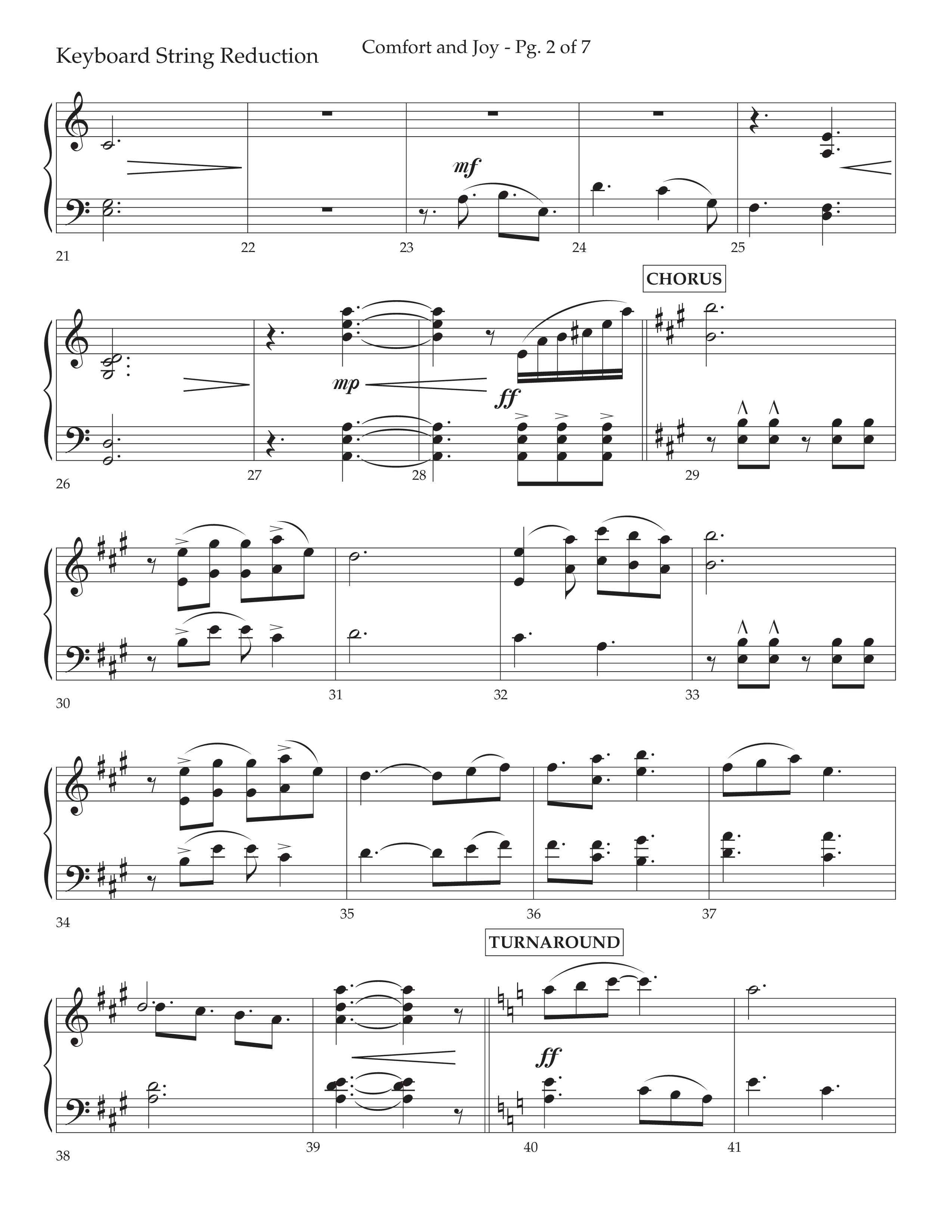 Comfort And Joy (with God Rest Ye Merry Gentlemen) (Choral Anthem SATB) String Reduction (Lifeway Choral / Arr. John Bolin / Arr. Don Koch)