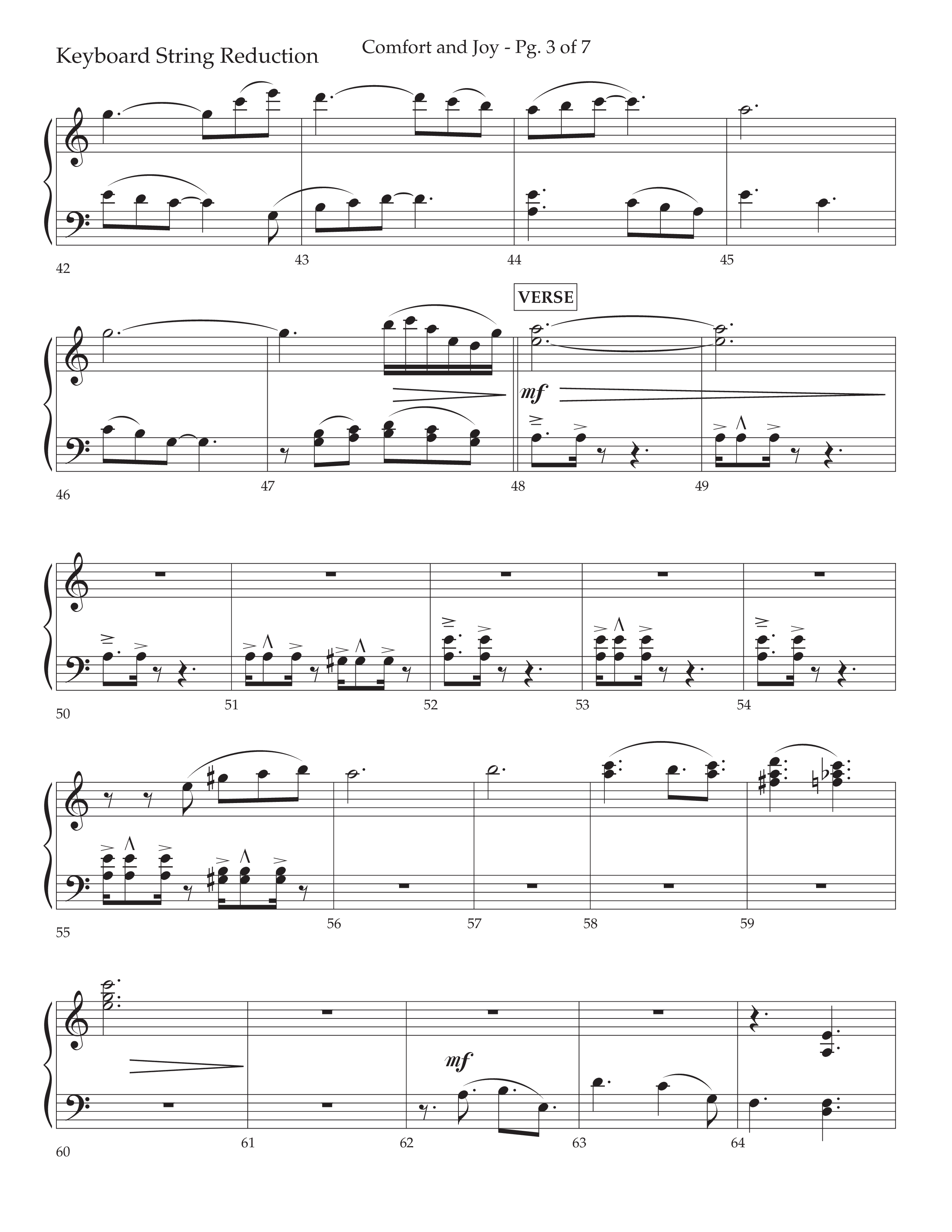 Comfort And Joy (with God Rest Ye Merry Gentlemen) (Choral Anthem SATB) String Reduction (Lifeway Choral / Arr. John Bolin / Arr. Don Koch)
