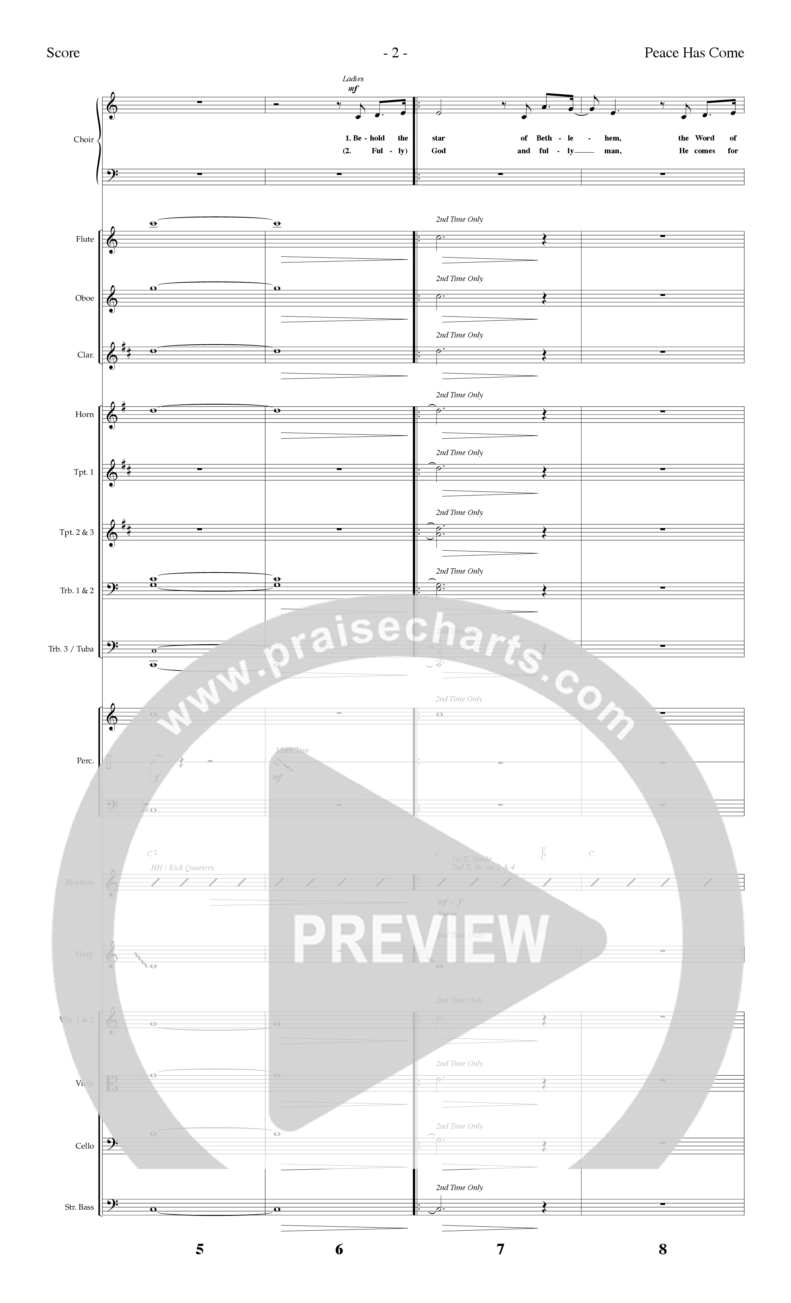 Peace Has Come (8 Song Choral Collection) Orchestrations (Lifeway Choral / Arr. Dennis Allen)