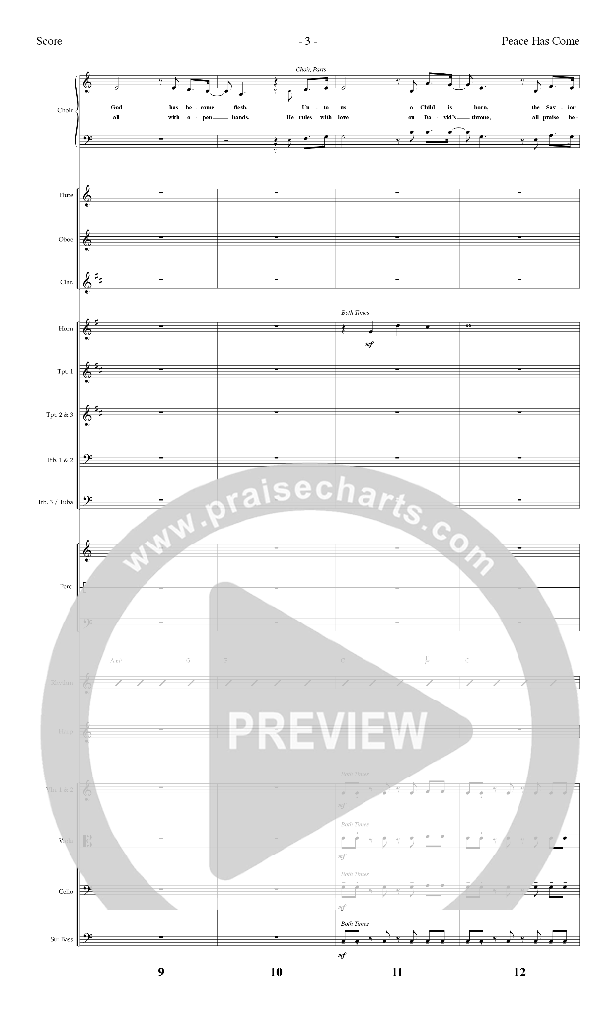 Peace Has Come (8 Song Choral Collection) Orchestrations (Lifeway Choral / Arr. Dennis Allen)