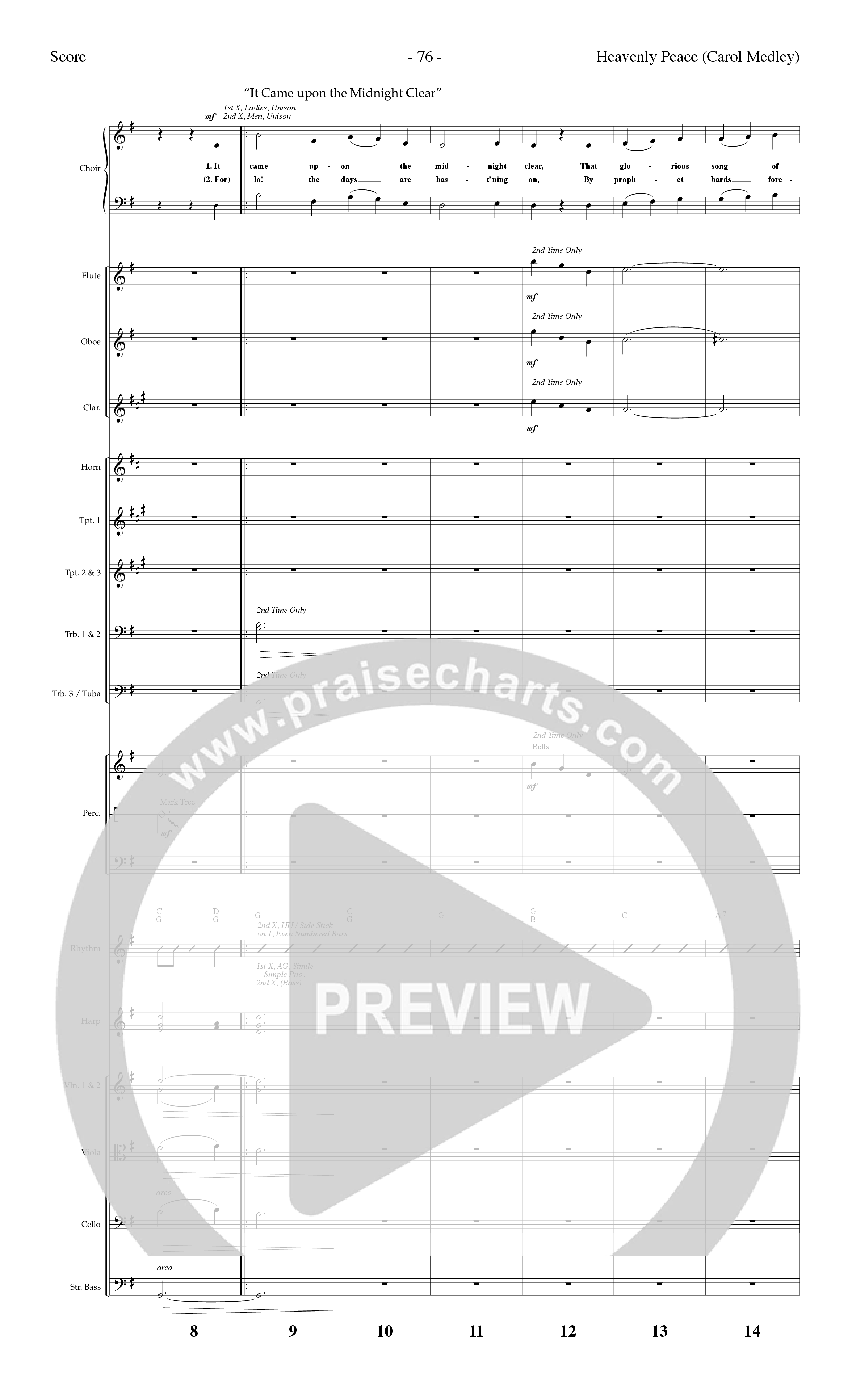 Peace Has Come (8 Song Choral Collection) Song 5 (Orchestration) (Lifeway Choral / Arr. Dennis Allen)