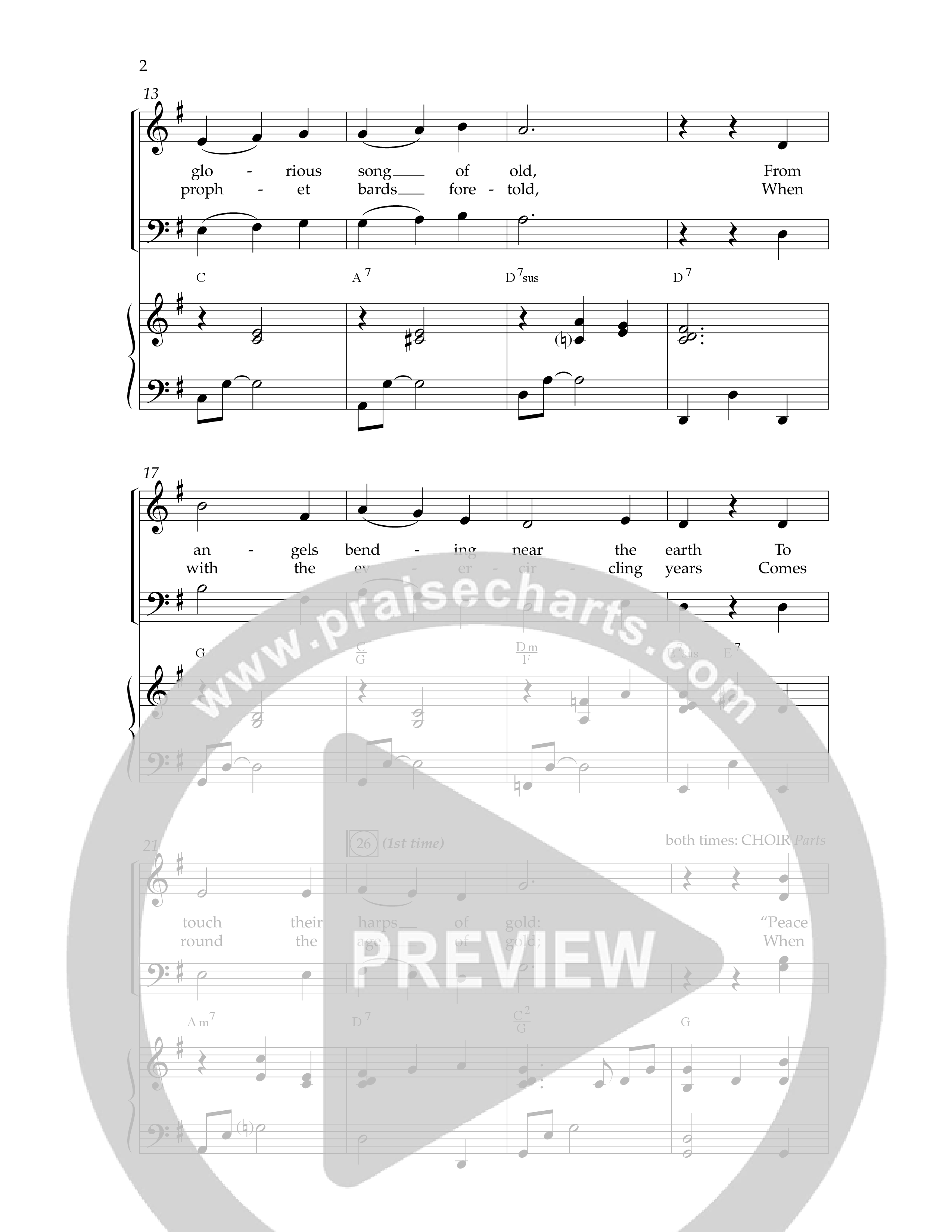 Peace Has Come (8 Song Choral Collection) Song 5 (Piano SATB) (Lifeway Choral / Arr. Dennis Allen)