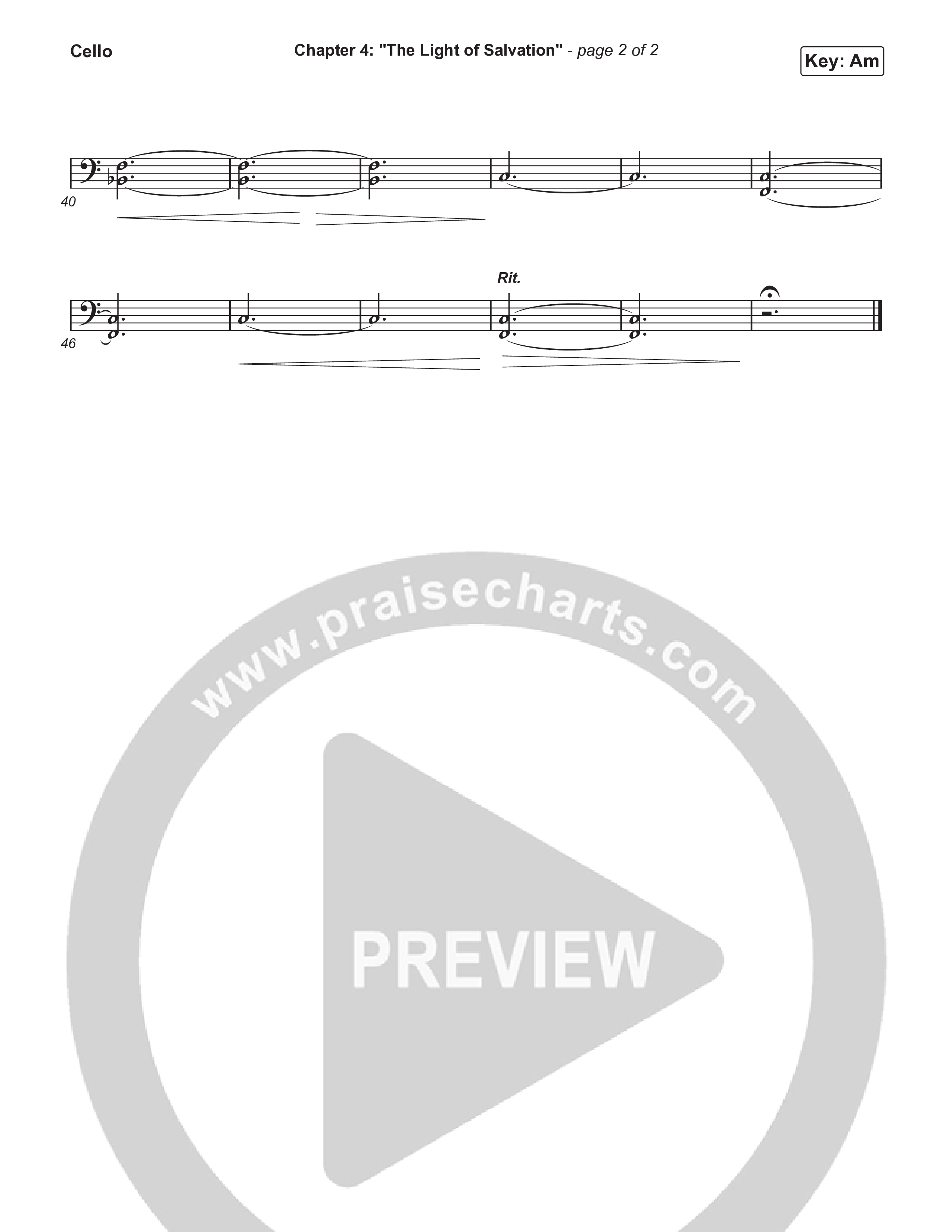 Reading #4: The Light Of Salvation (Instrumental) Cello (Museum Of The Bible / Arr. Philip Keveren)