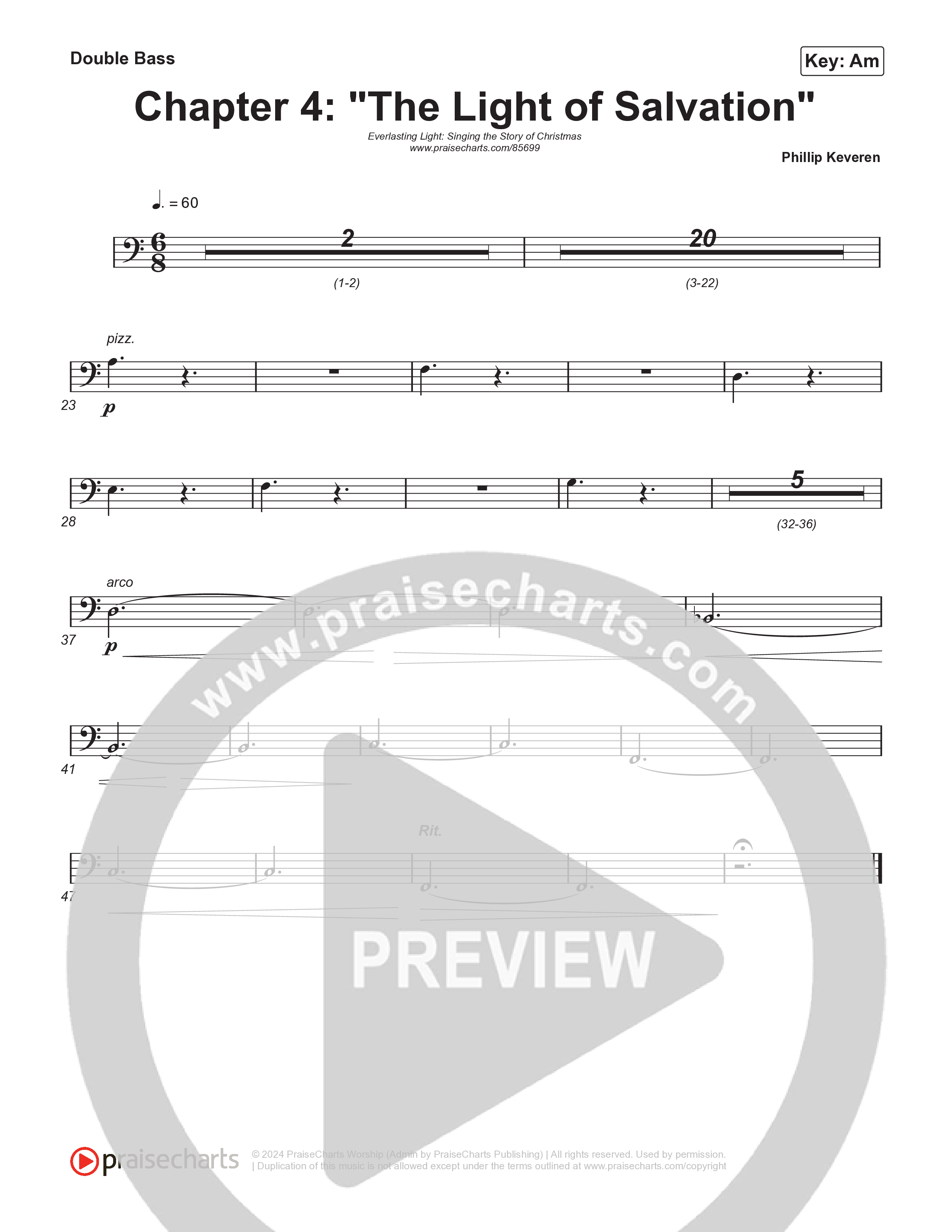 Reading #4: The Light Of Salvation (Instrumental) String Bass (Museum Of The Bible / Arr. Philip Keveren)