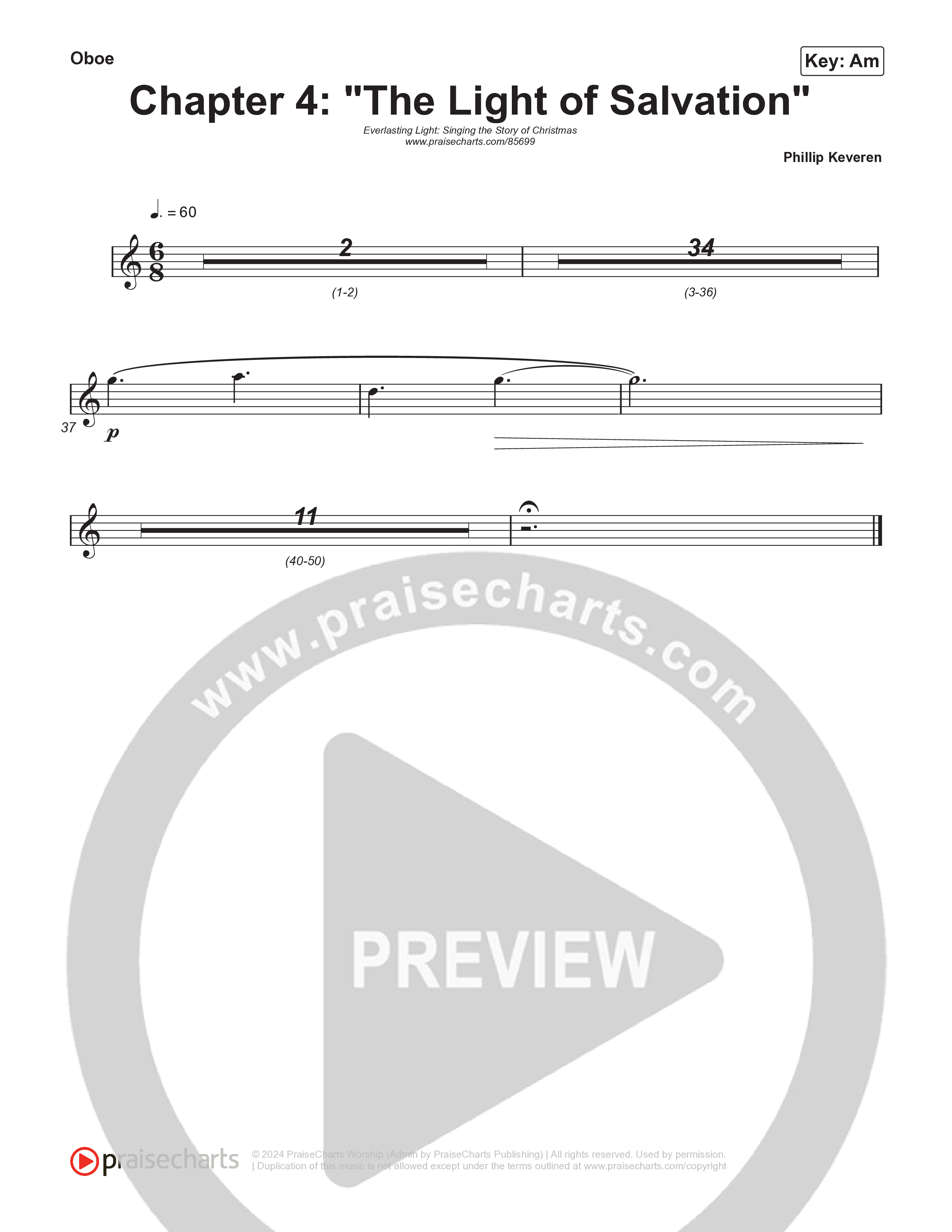 Reading #4: The Light Of Salvation (Instrumental) Oboe (Museum Of The Bible / Arr. Philip Keveren)