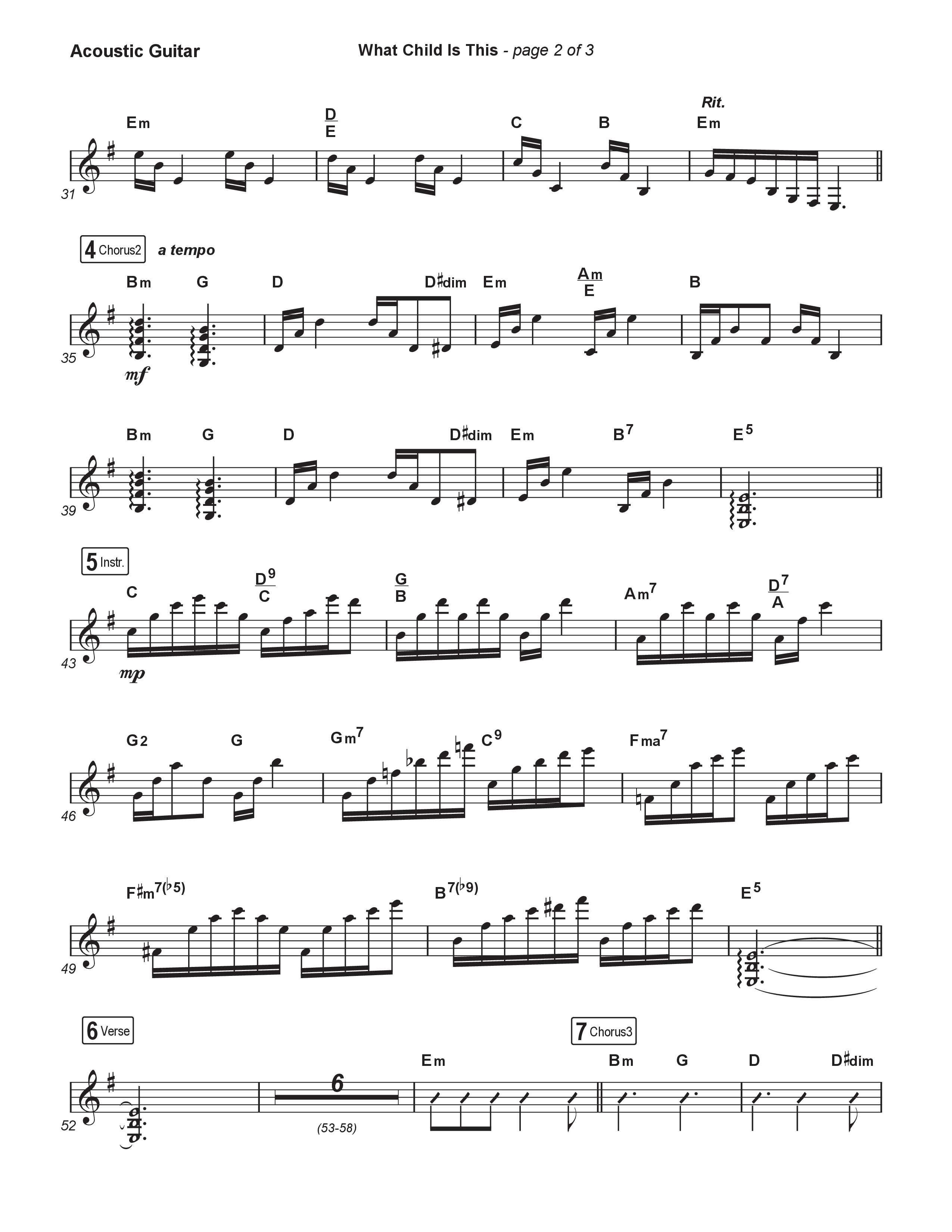 What Child Is This (Live) Acoustic Guitar (Museum Of The Bible / Indiana Wesleyan University Choir / Arr. Philip Keveren)